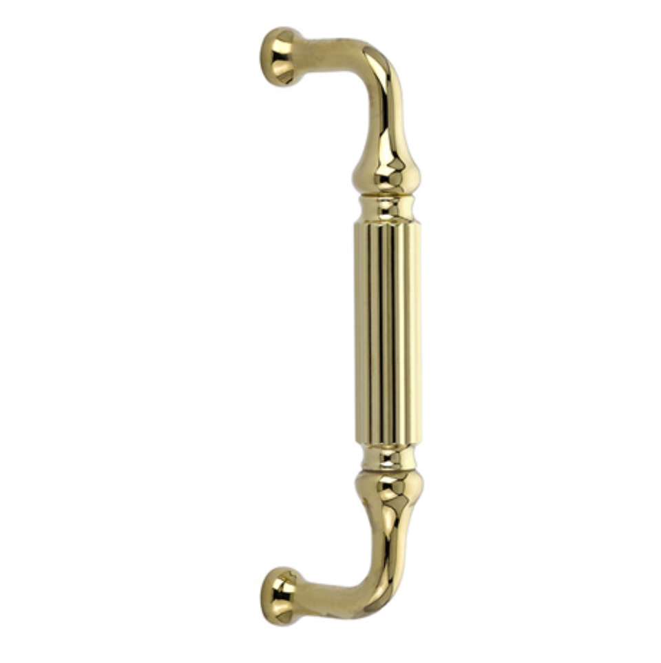 Door Handle "Delano" Polished Brass Hardware for Interior Sliding and Barn Doors