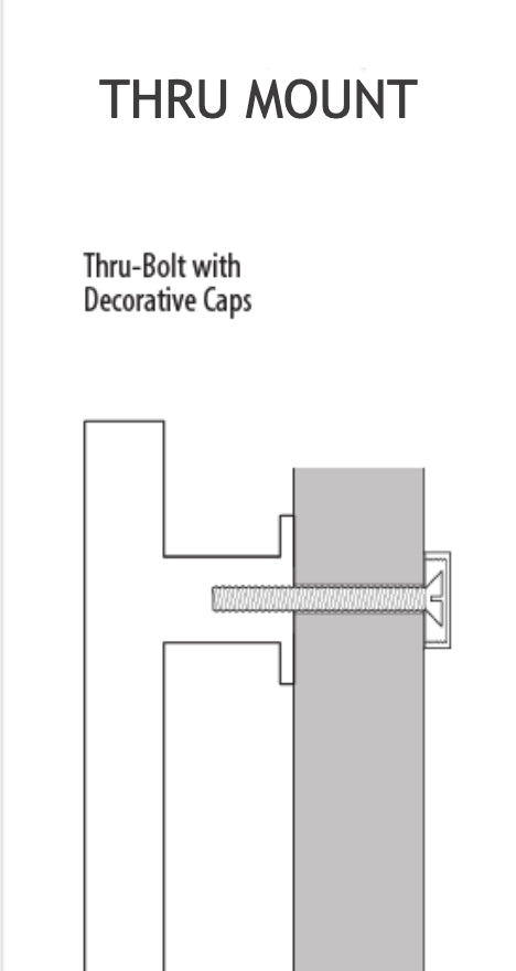 Door Pull T-Bar Handle in Satin Brass | Hardware for Exterior and Barn Doors