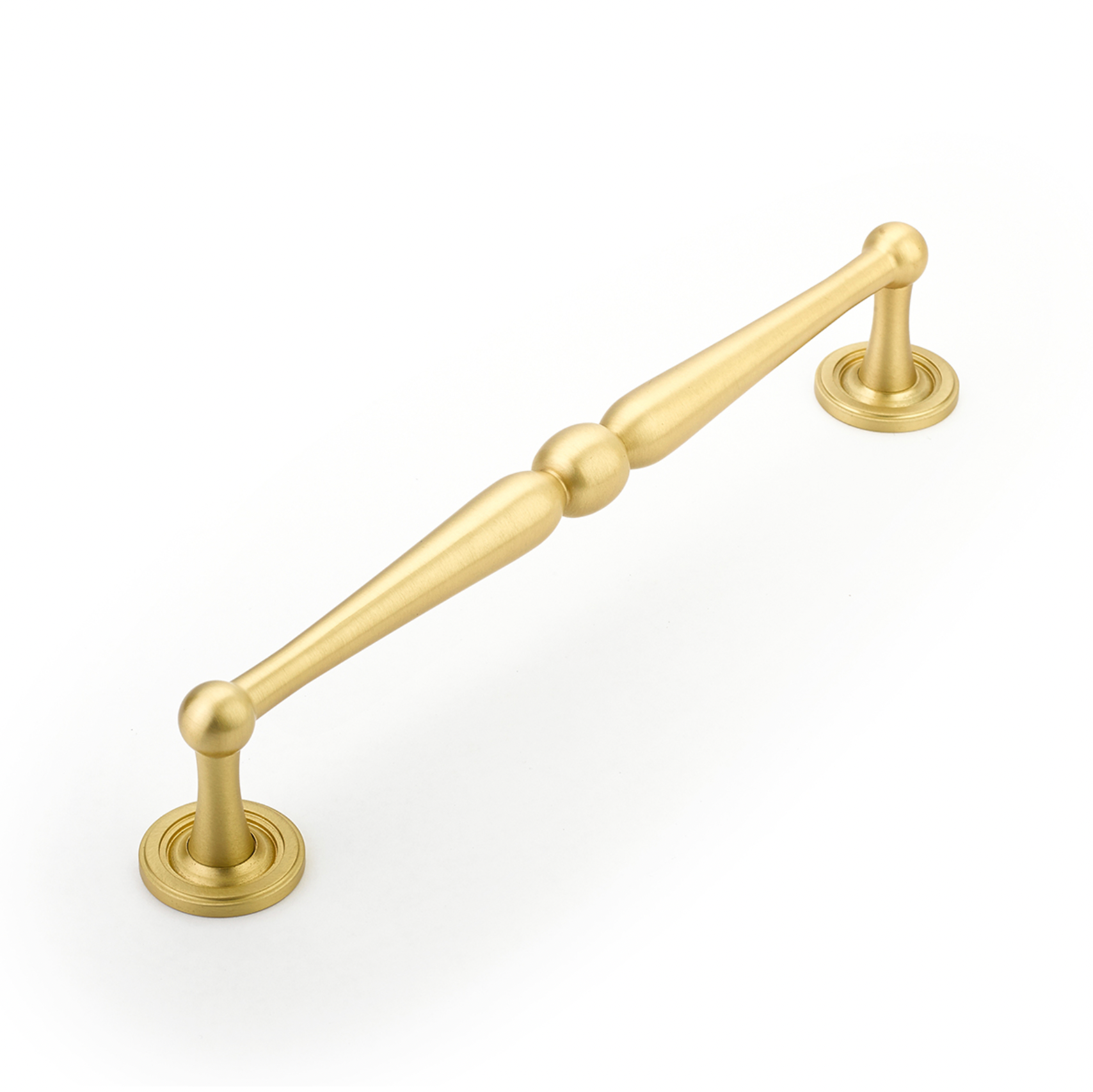 Satin Brass "Valley" Drawer Pull | Pulls