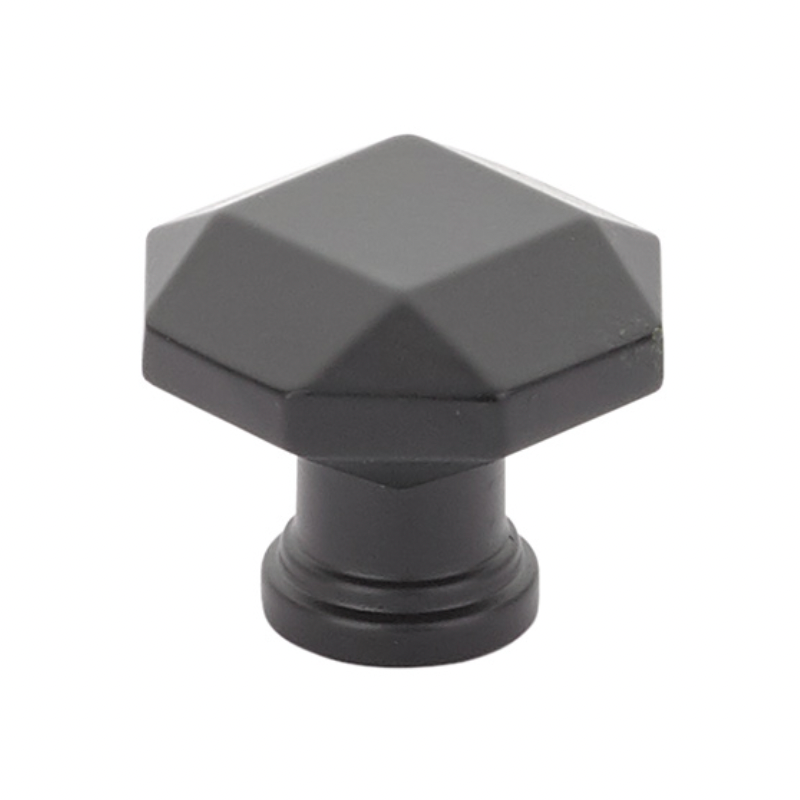 Matte Black "Moderna" Drawer Pulls and Cabinet Knobs - Forge Hardware Studio