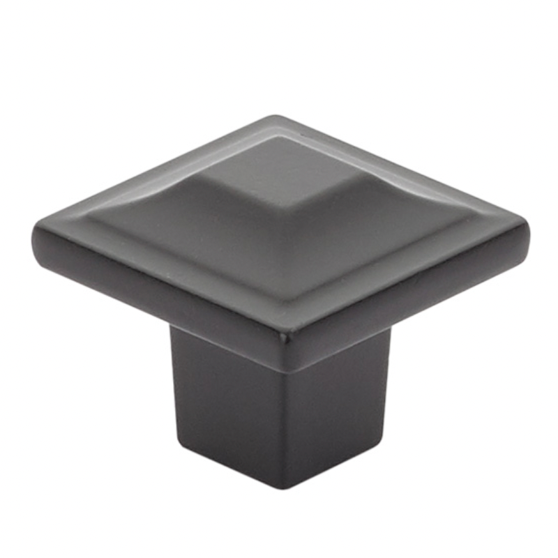 Matte Black "Moderna" Drawer Pulls and Cabinet Knobs - Forge Hardware Studio