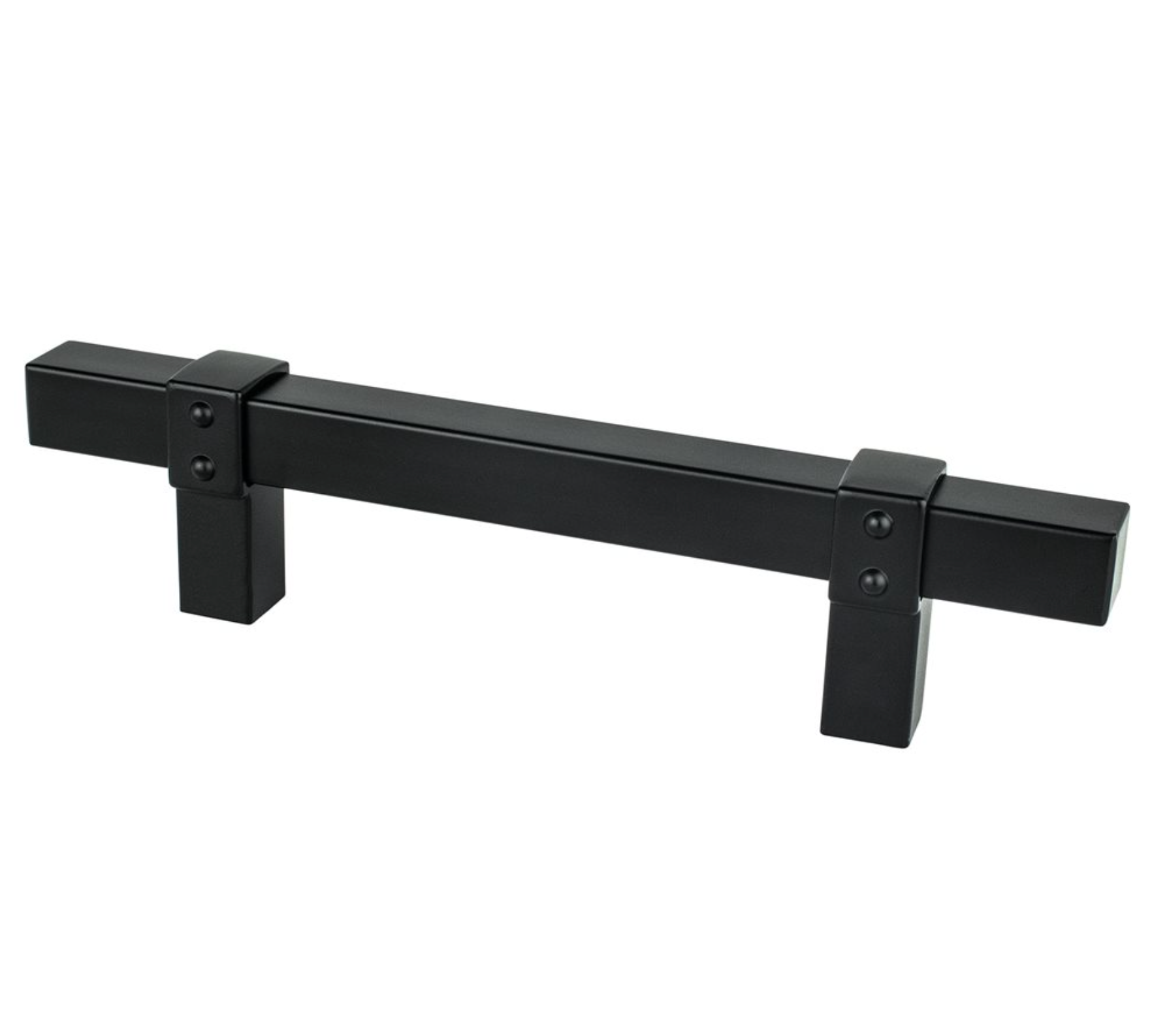 Matte Black "Rio" T-Bar Cabinet Knob and Drawer Pulls - Industry Hardware