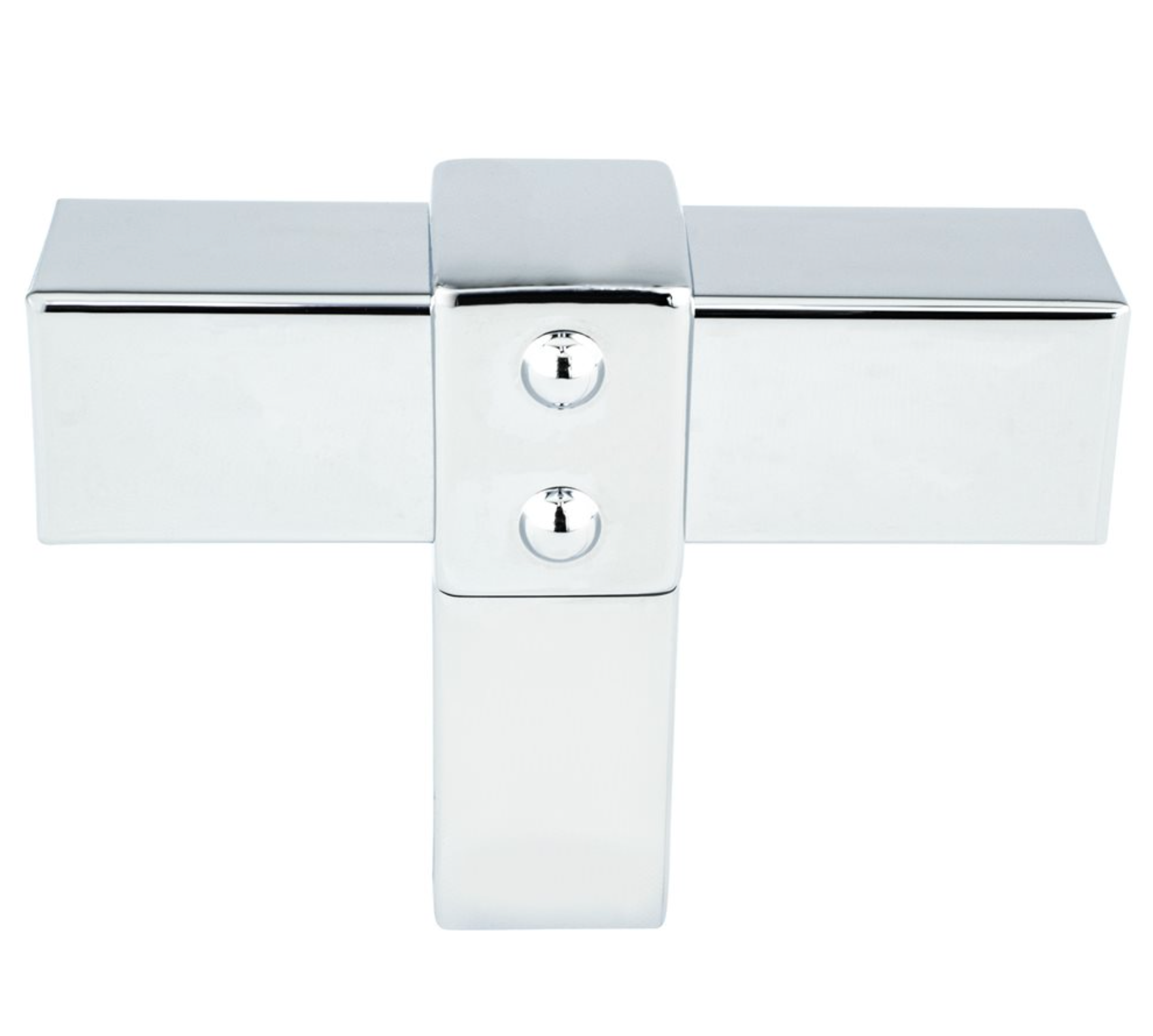 Polished Chrome "Rio" T-Bar Cabinet Knob and Drawer Pulls - Industry Hardware