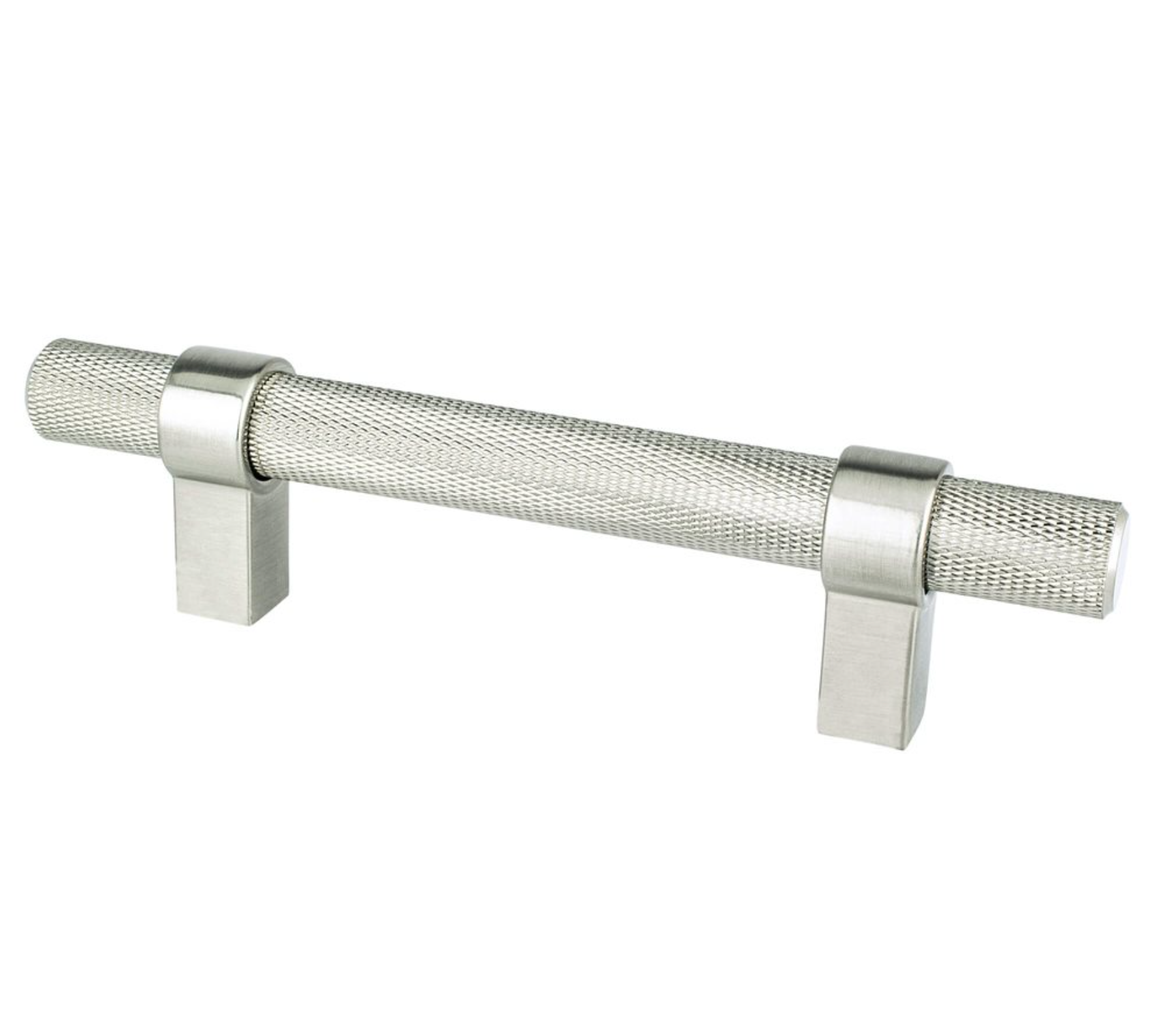 Knurled "Prelude" Brushed Nickel Cabinet Knobs and Drawer Pulls - Industry Hardware