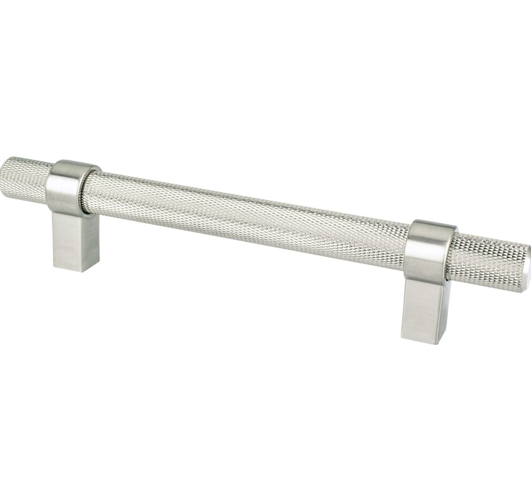 Knurled "Prelude" Brushed Nickel Cabinet Knobs and Drawer Pulls - Industry Hardware
