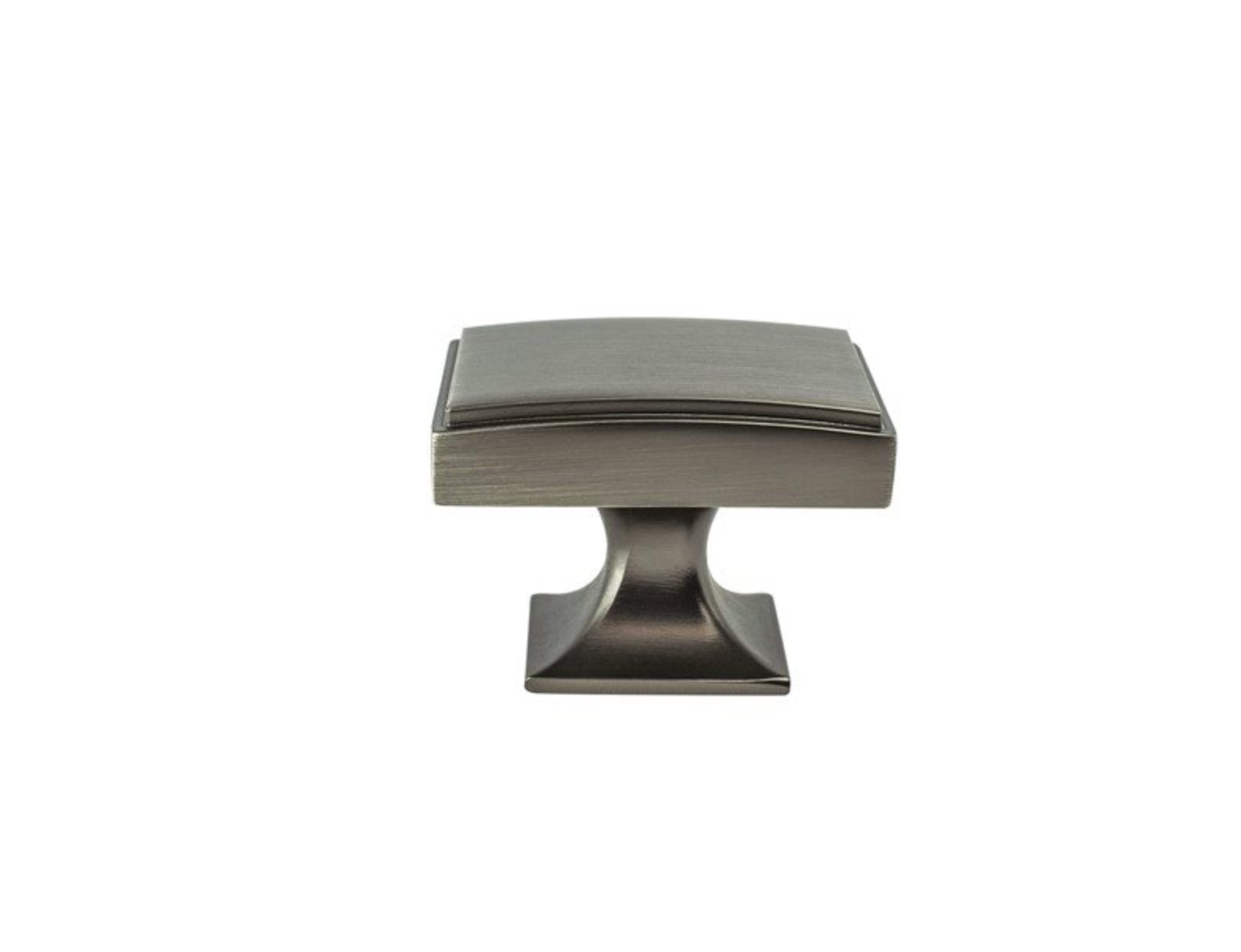 Brushed Dark Gray "Liana" Drawer Pulls and Knobs for Cabinets and Furniture - Industry Hardware