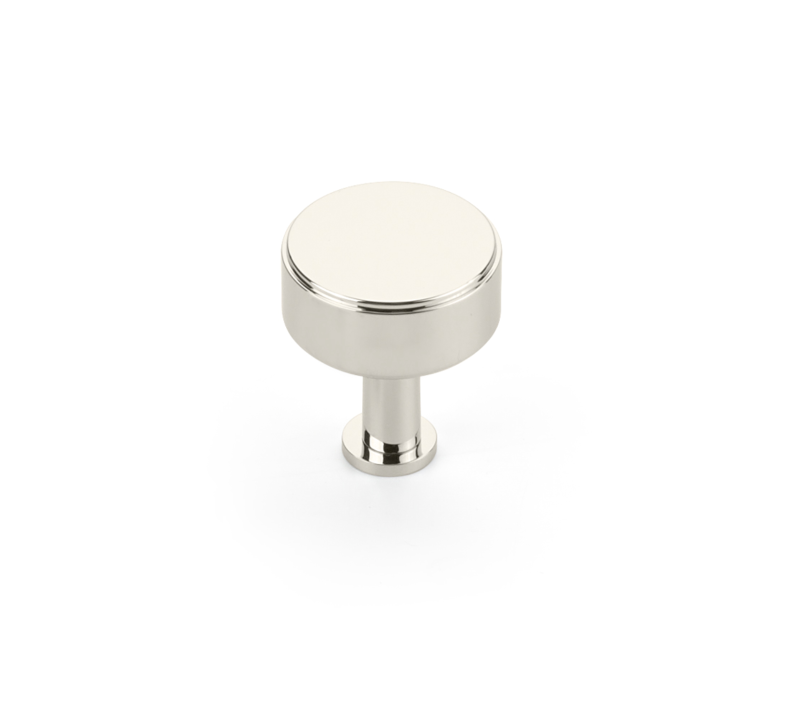 Polished Nickel "Maison No. 2" Smooth Drawer Pulls and Cabinet Knobs with Optional Backplate - Industry Hardware