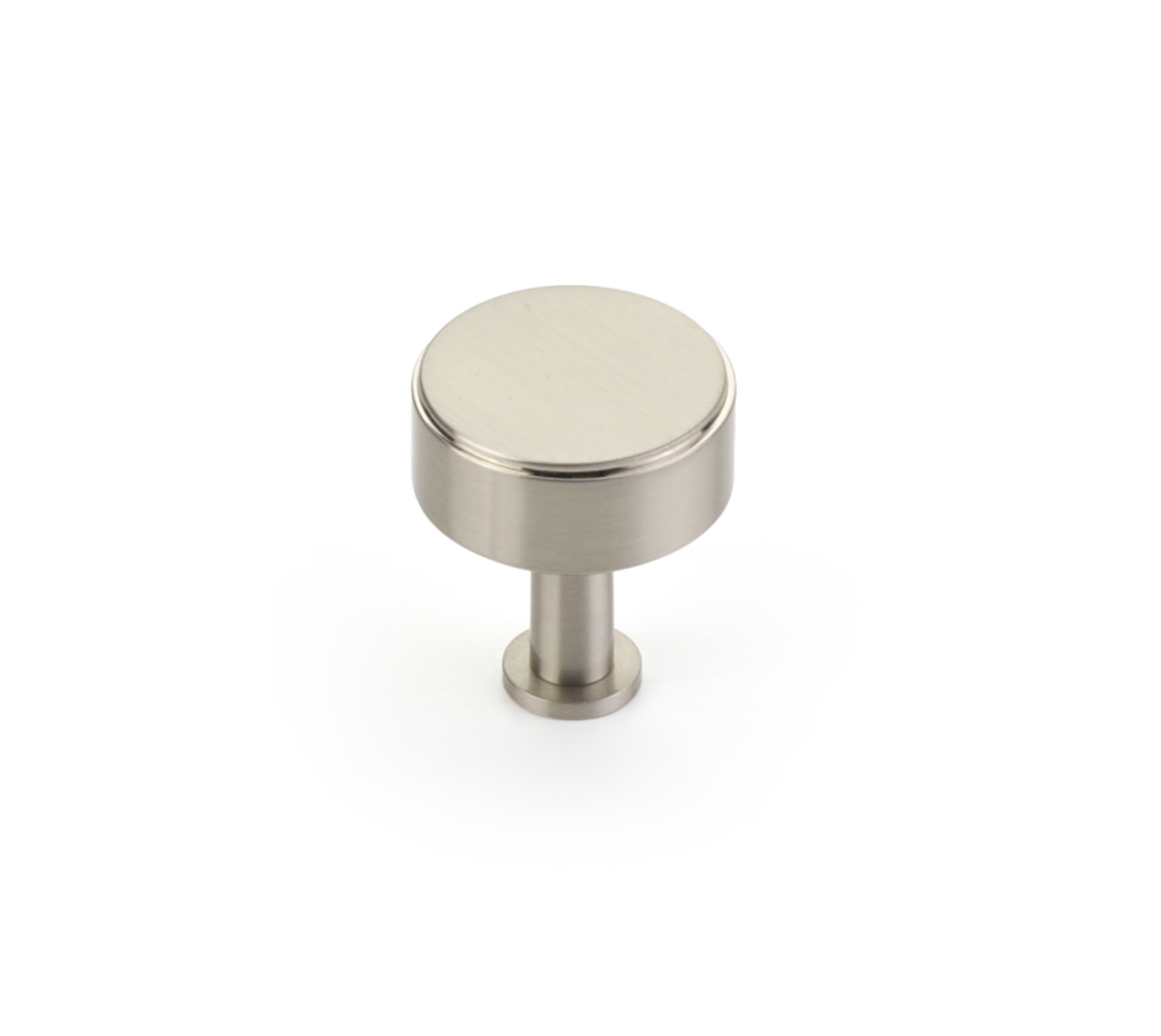 Brushed Nickel "Maison No. 2" Smooth Drawer Pulls and Cabinet Knobs with Optional Backplate - Industry Hardware