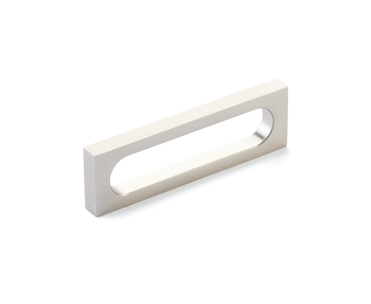 Brushed Nickel "Loop" Square Drawer Pulls and Cabinet Knobs