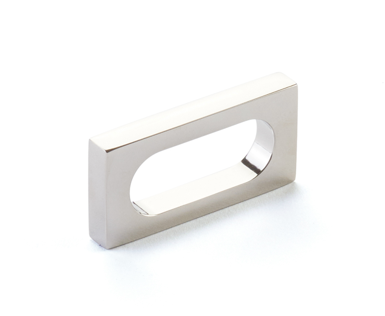 Polished Nickel "Loop" Square Drawer Pulls and Cabinet Knobs - Industry Hardware