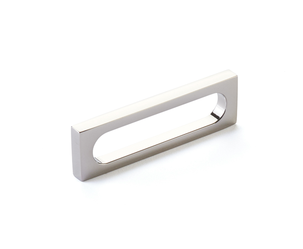 Polished Nickel "Loop" Square Drawer Pulls and Cabinet Knobs