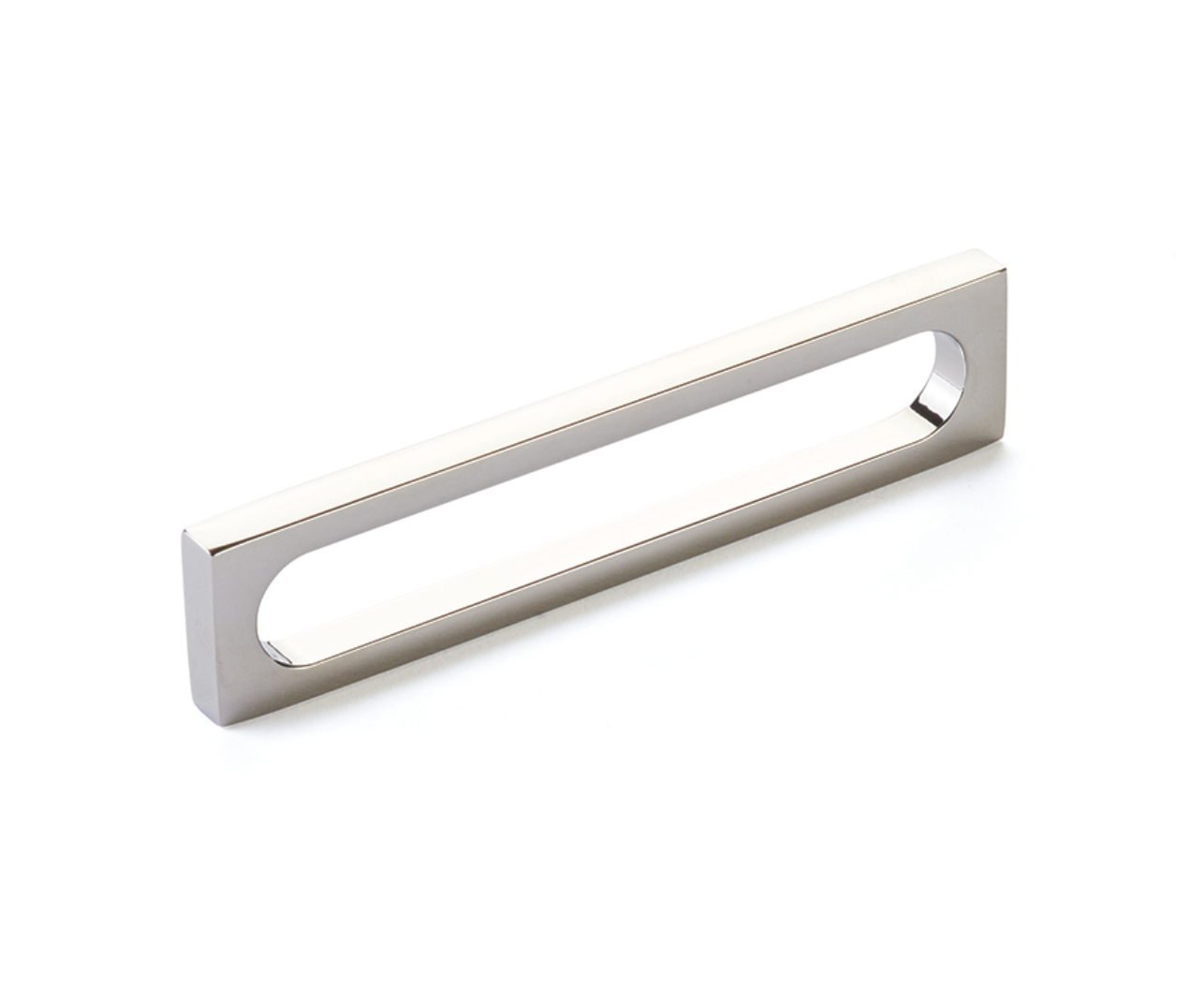 Polished Nickel "Loop" Square Drawer Pulls and Cabinet Knobs - Industry Hardware