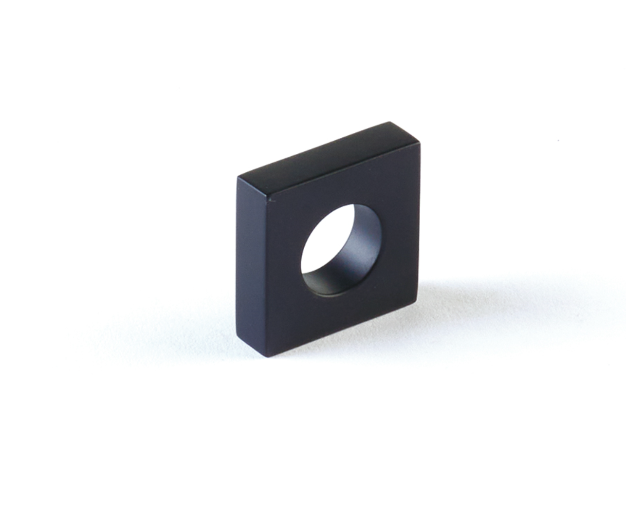 Matte Black "Loop" Square Drawer Pulls and Cabinet Knobs - Industry Hardware