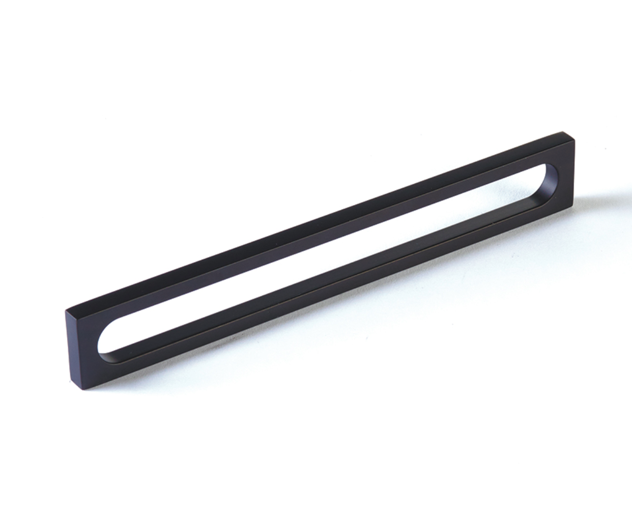 Matte Black "Loop" Square Drawer Pulls and Cabinet Knobs