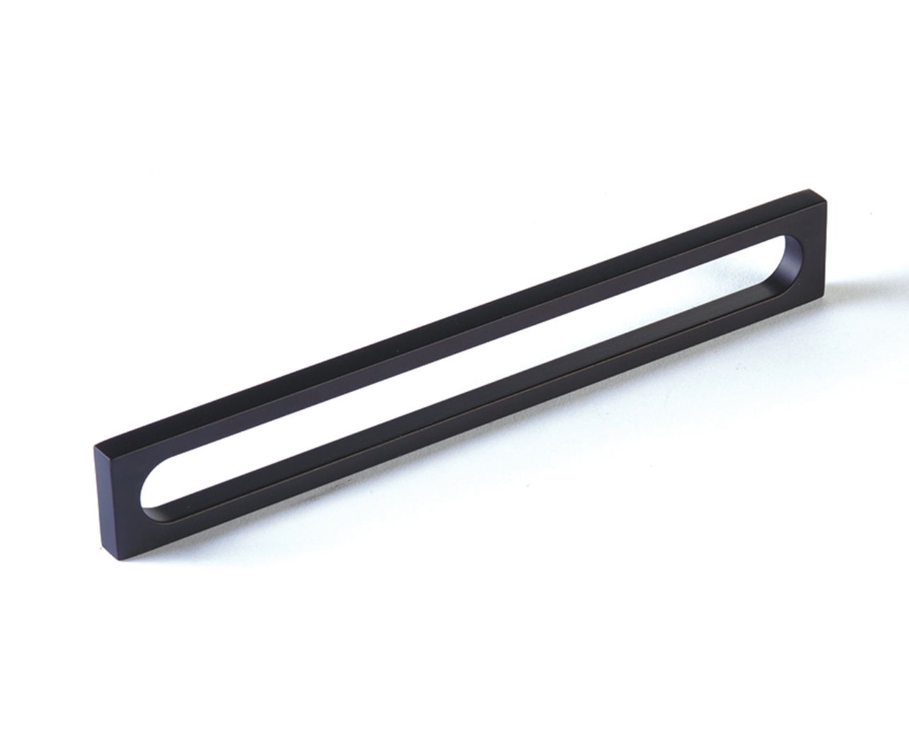 Matte Black "Loop" Square Drawer Pulls and Cabinet Knobs - Industry Hardware