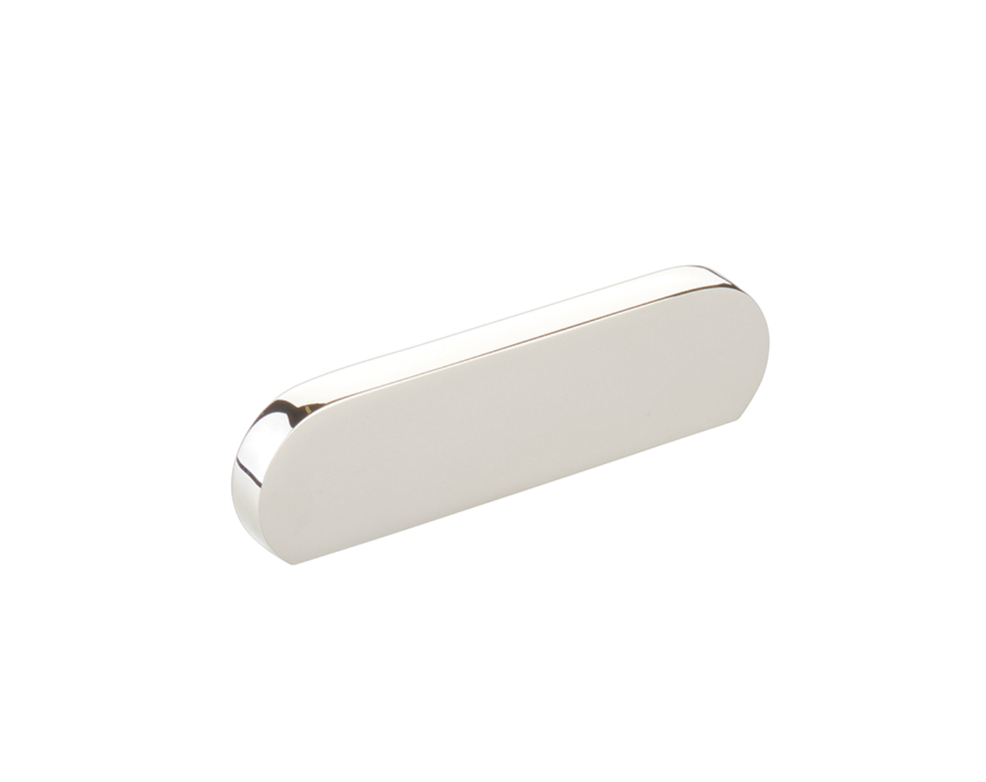 Polished Nickel "Bit" Rounded Drawer Pulls and Cabinet Knobs - Industry Hardware