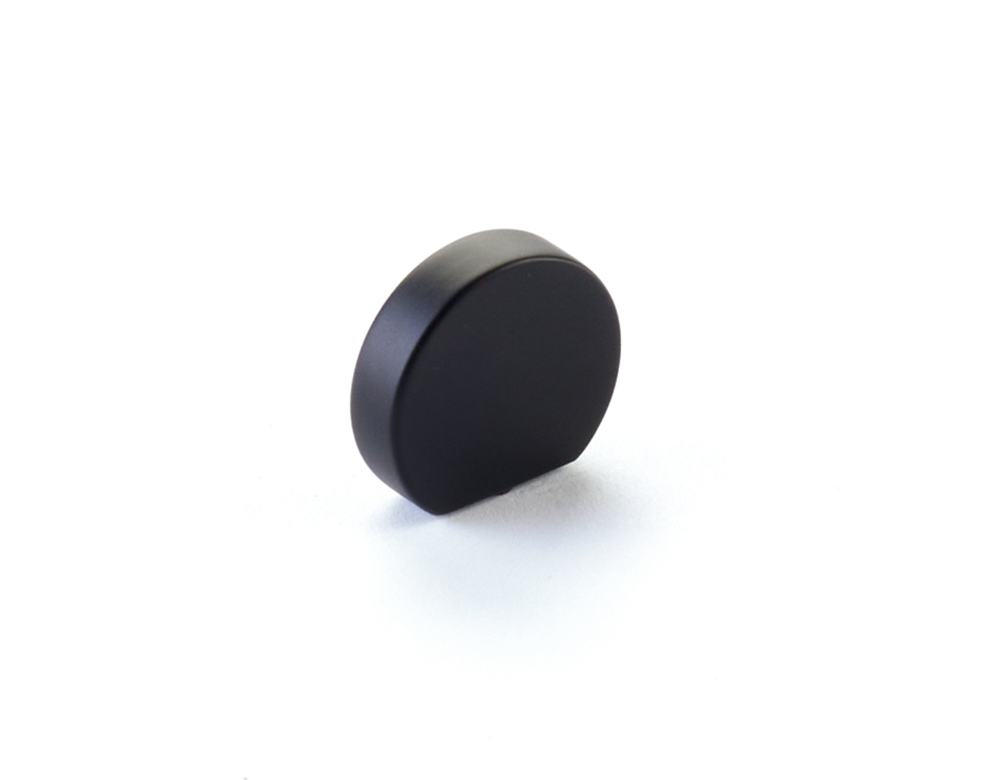 Matte Black "Bit" Rounded Drawer Pulls and Cabinet Knobs - Industry Hardware