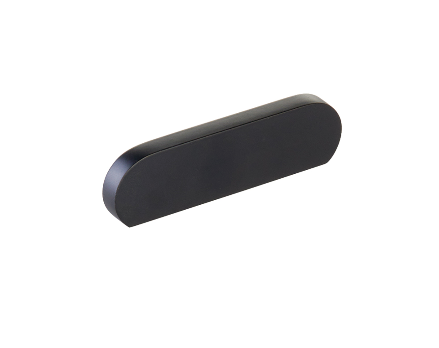 Matte Black "Bit" Rounded Drawer Pulls and Cabinet Knobs - Industry Hardware