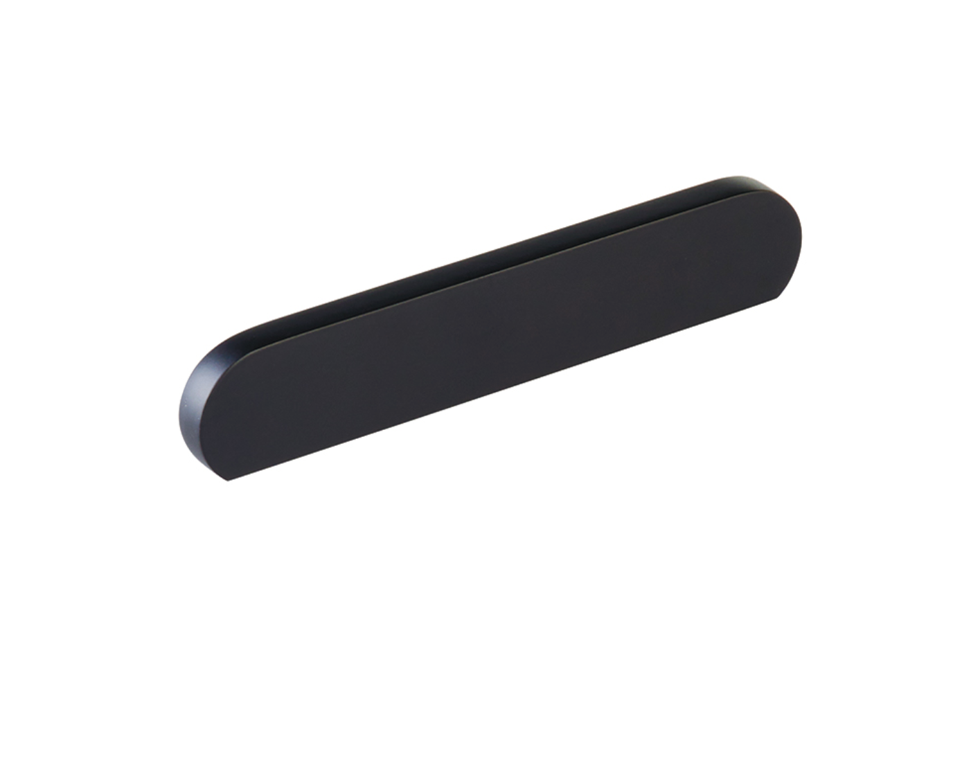 Matte Black "Bit" Rounded Drawer Pulls and Cabinet Knobs - Industry Hardware