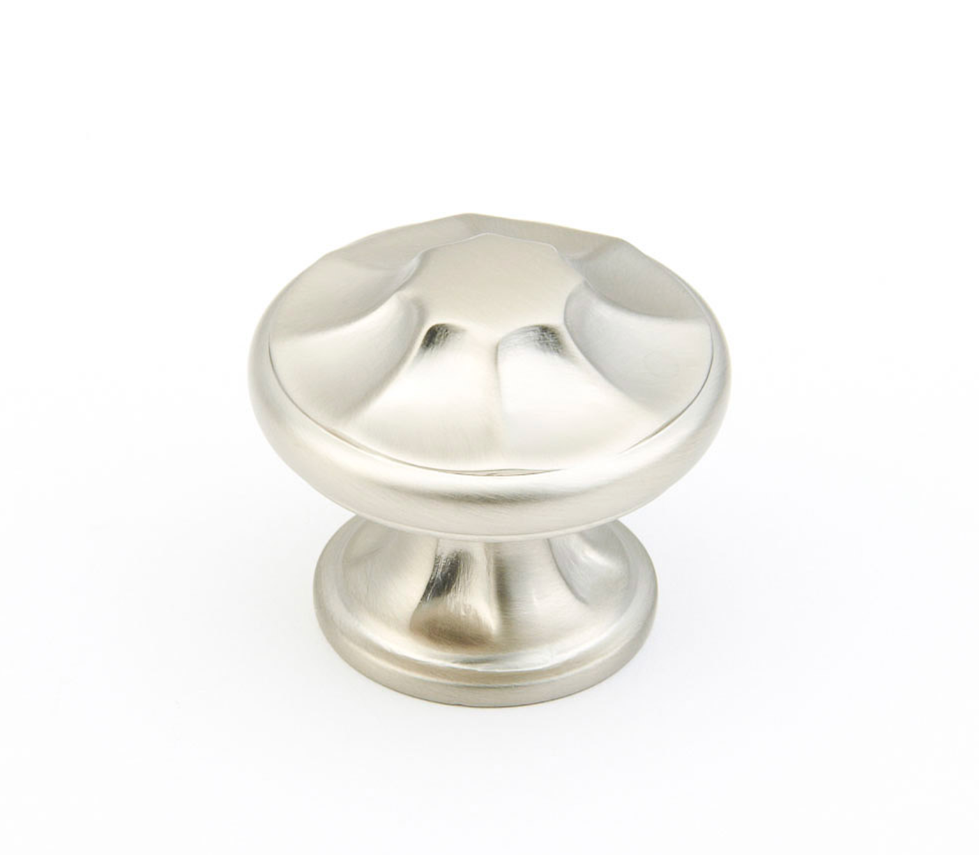 Satin Nickel "Regal" Cabinet Knobs and Drawer Pulls - Industry Hardware