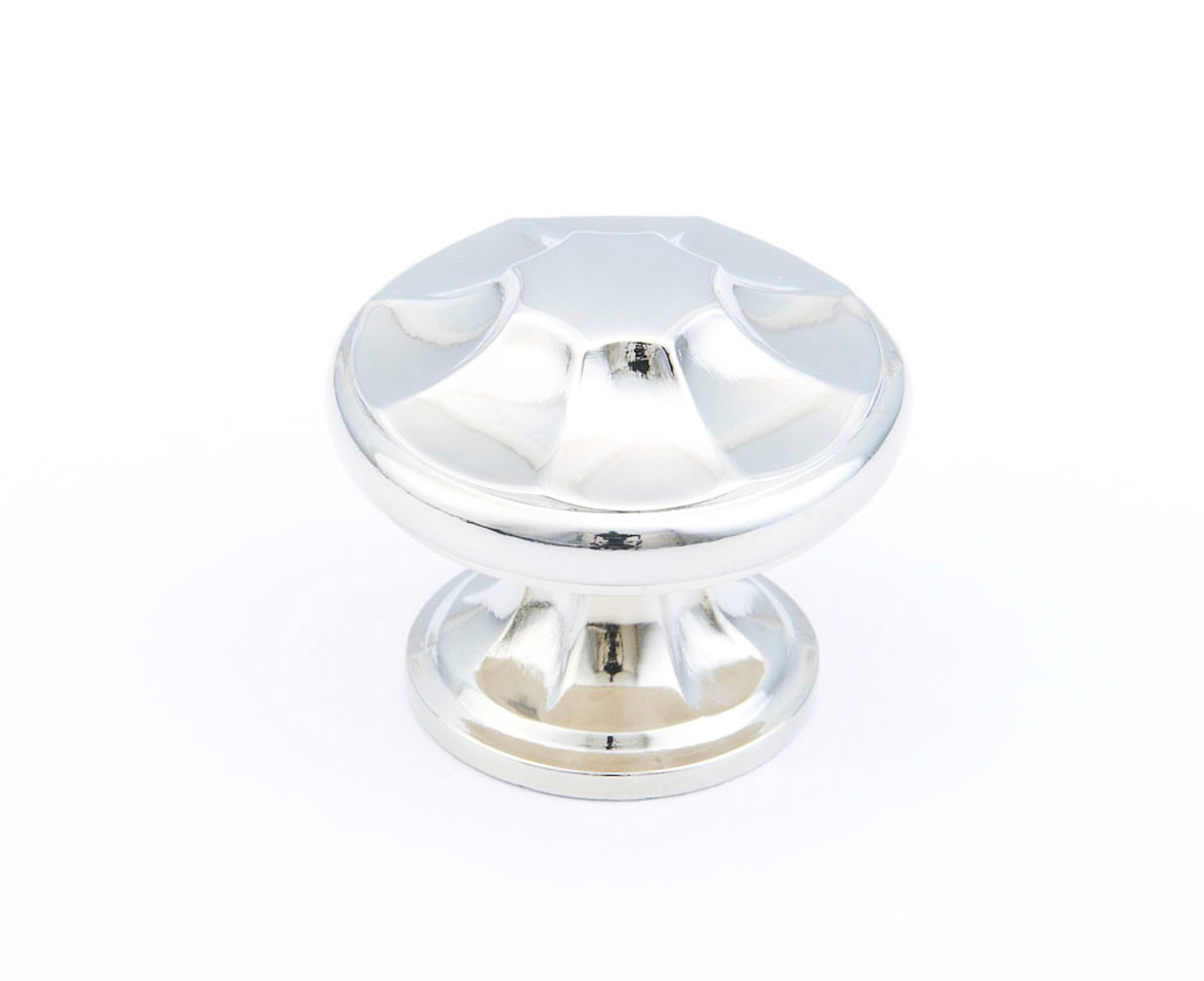 Polished Nickel "Regal" Cabinet Knobs and Drawer Pulls