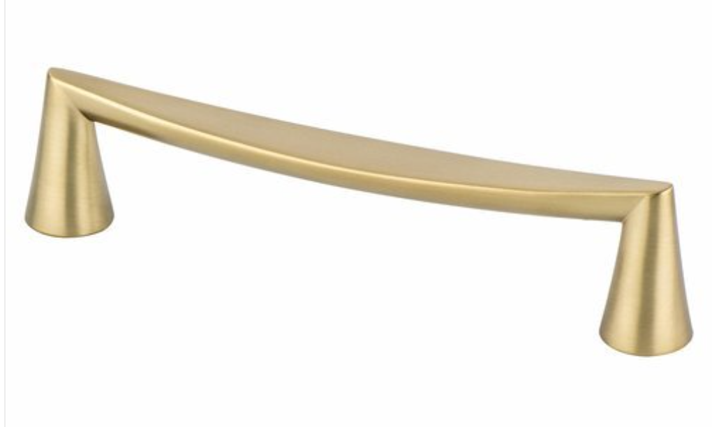 Satin Brass "Core" Drawer Pulls and Knob | Pulls