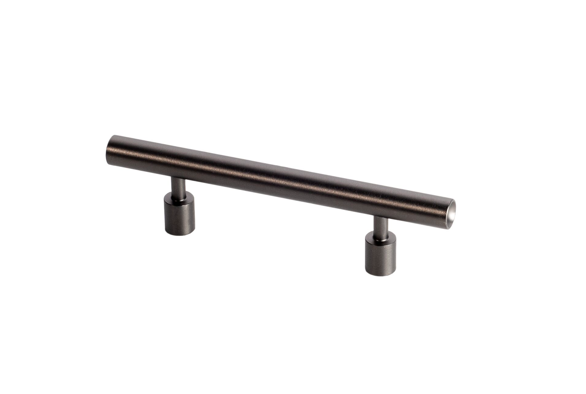 Black Stainless Steel Lew's Hardware Round Bar Series - Brass Cabinet Hardware 