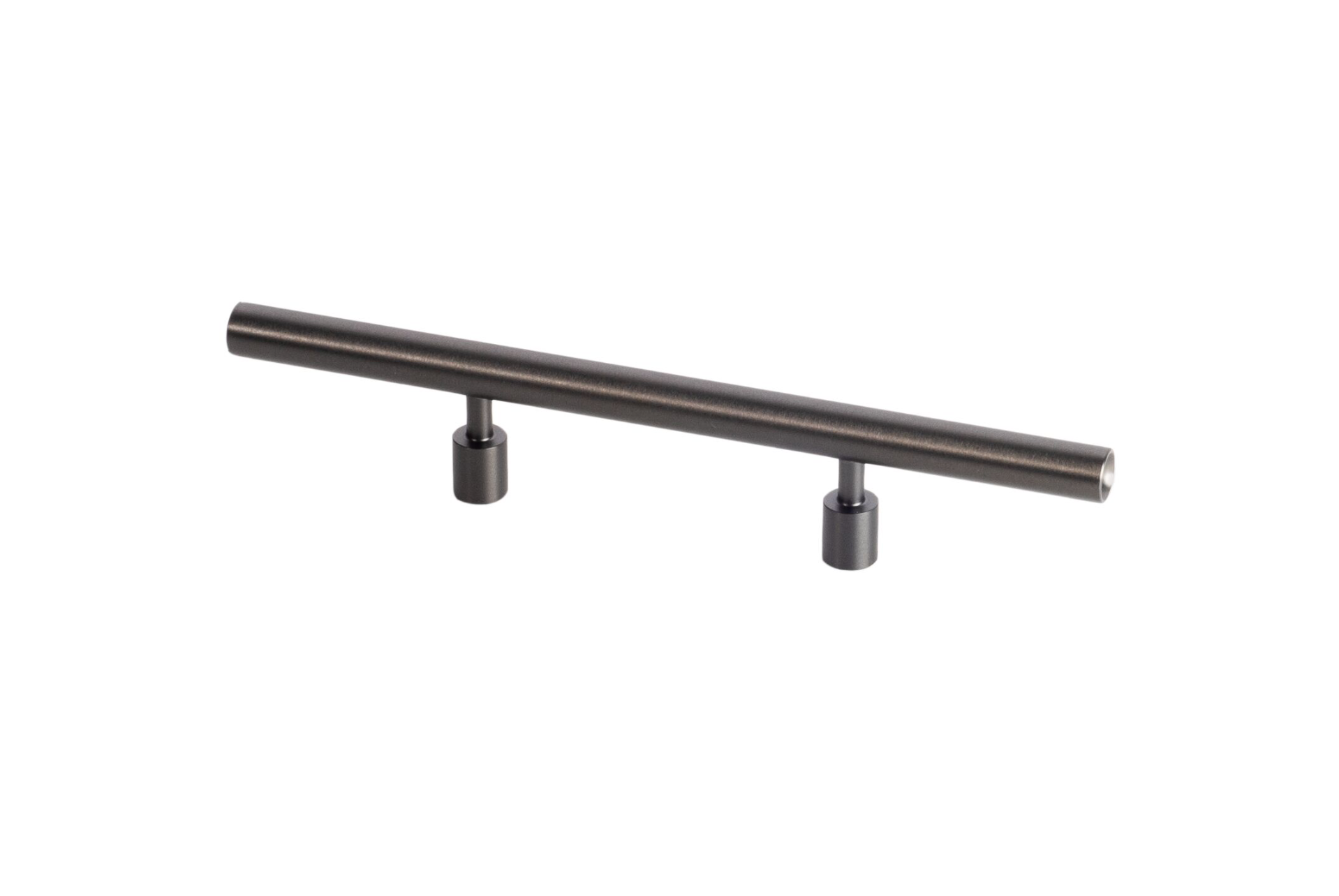 Black Stainless Steel Lew's Hardware Round Bar Series - Brass Cabinet Hardware 