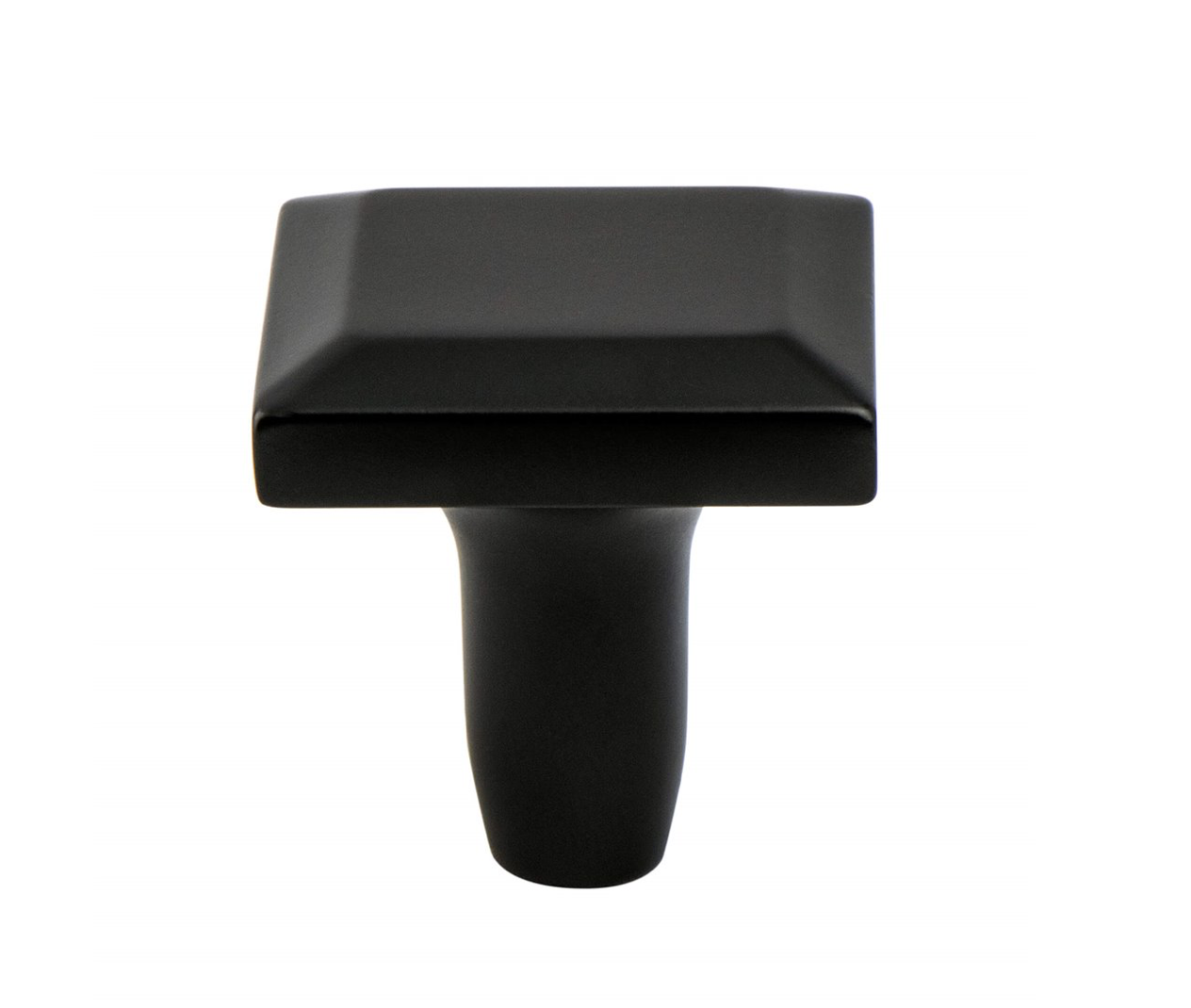 Matte Black "Trane" Drawer Pulls and Knob | Pulls