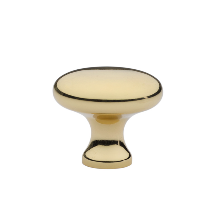 Polished Brass "Heritage" Round Cabinet Knob | Pulls