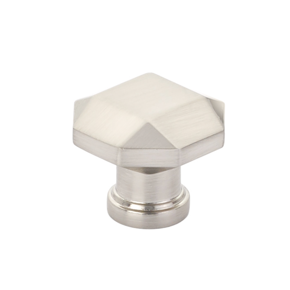 Brushed Nickel "Moderna" Cabinet Drawer Pulls and Cabinet Knobs - Forge Hardware Studio