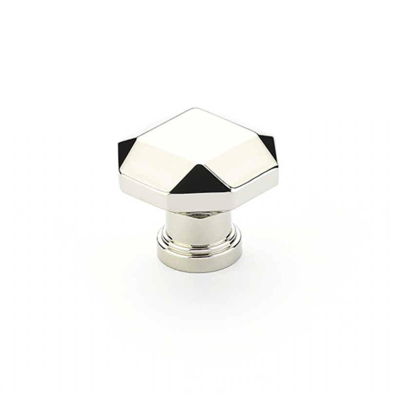 Polished Nickel "Moderna" Drawer Pulls and Cabinet Knobs - Forge Hardware Studio