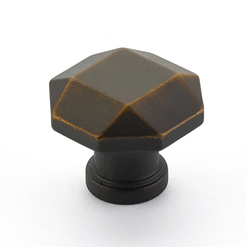 Antique Rubbed Bronze "Moderna" Cabinet Drawer Pulls and Cabinet Knobs - Forge Hardware Studio