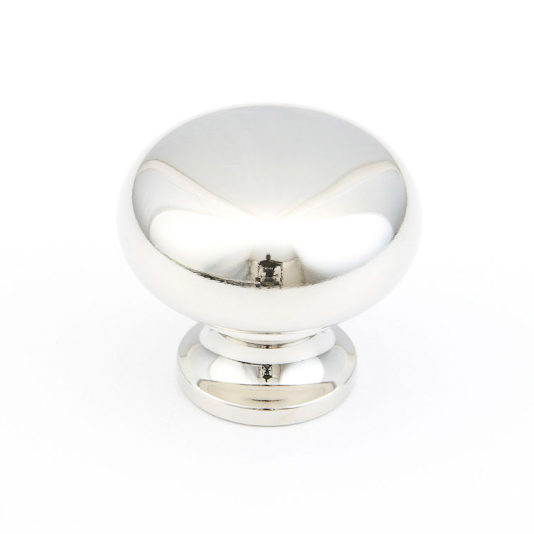 Polished Nickel "Leah" Cabinet Knobs Drawer Pulls and Cup Pulls - Forge Hardware Studio