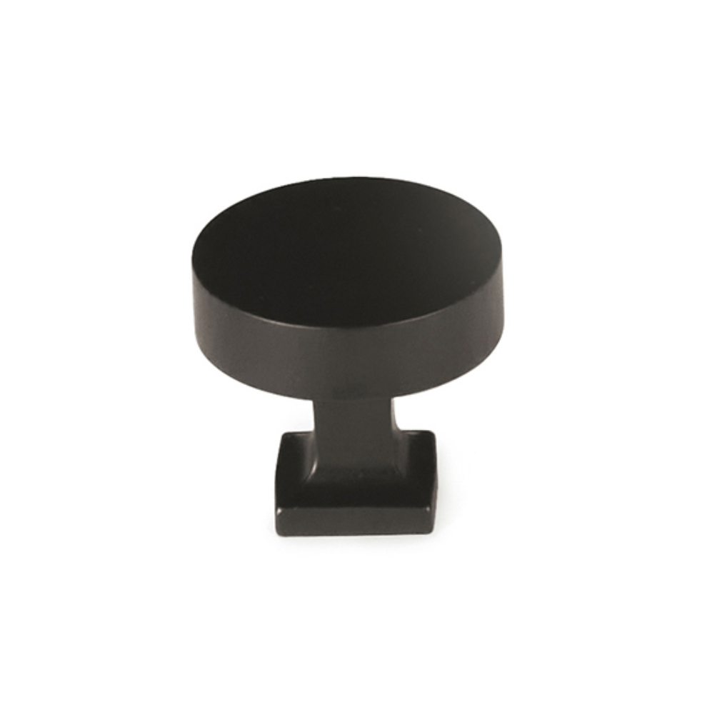 Matte Black "Neal" Cabinet Knobs and Pulls Cabinet Hardware - Forge Hardware Studio