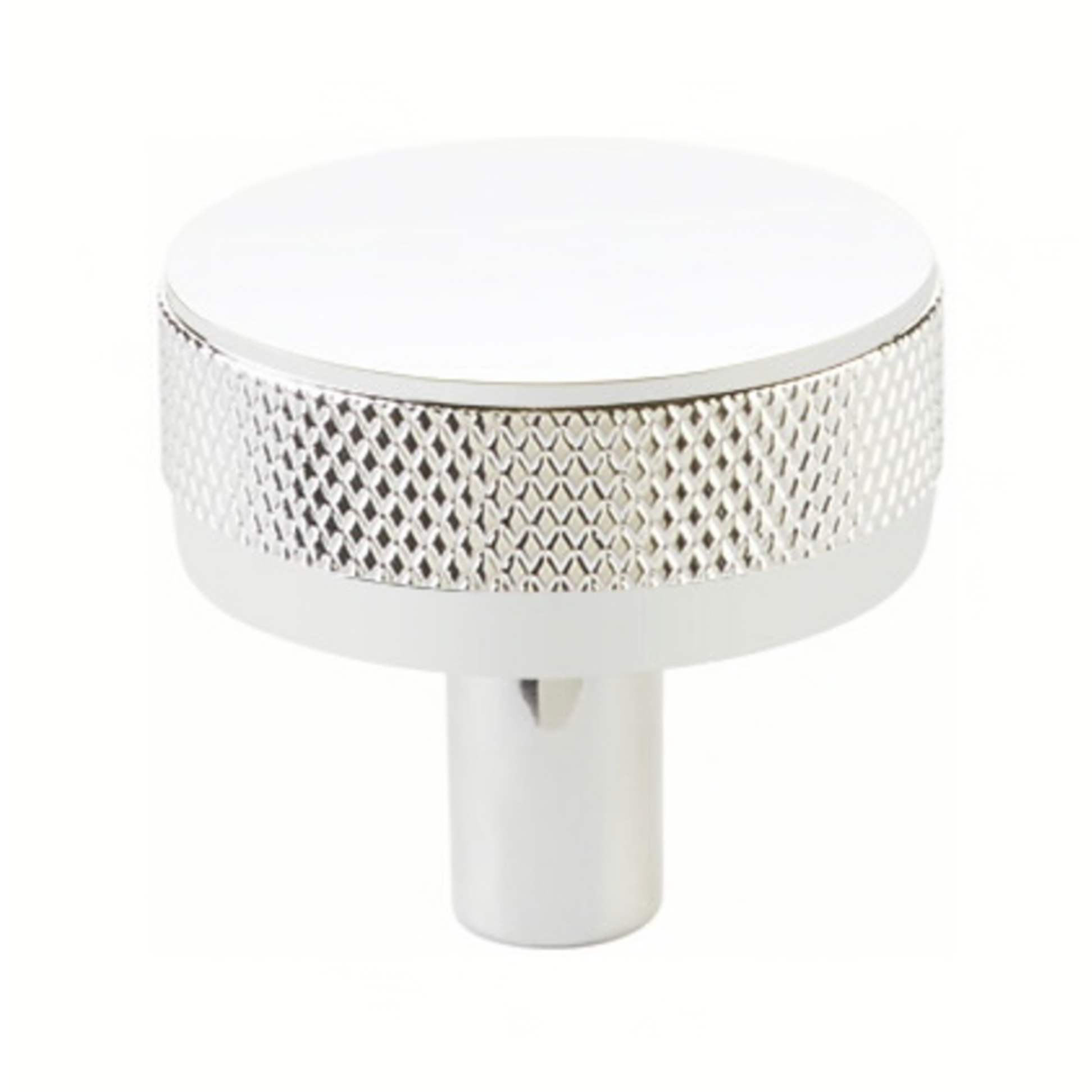 Knurled "U-Shaped" Polished Chrome Cabinet Knobs and Drawer Pulls - Forge Hardware Studio