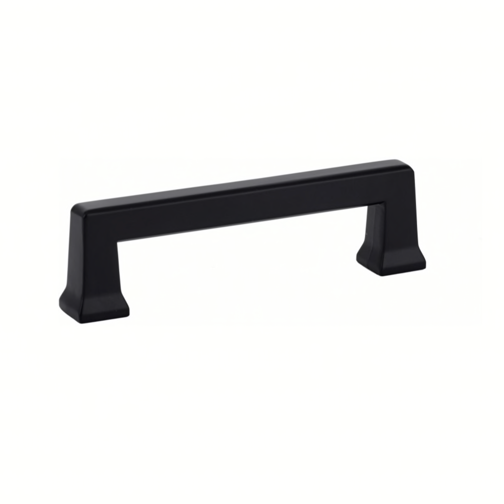 Matte Black "Deco" Cabinet Knobs and Drawer Pulls - Forge Hardware Studio