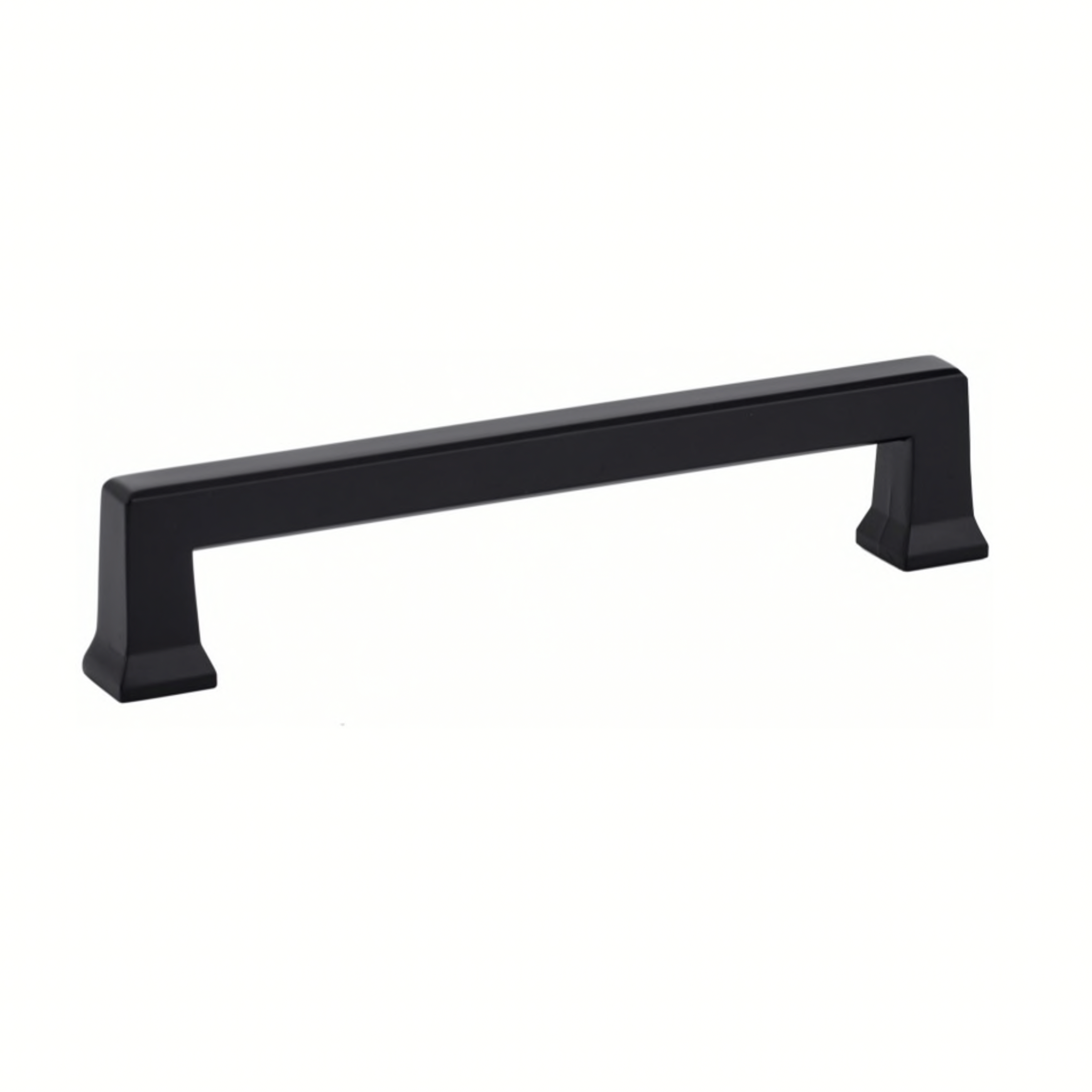 Matte Black "Deco" Cabinet Knobs and Drawer Pulls - Forge Hardware Studio