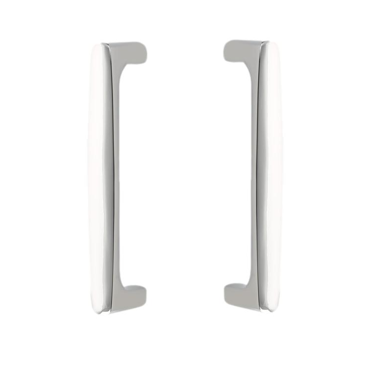 Back to Back "Riverside" Door Pull in Polished Chrome Hardware for Interior Sliding and Barn Doors