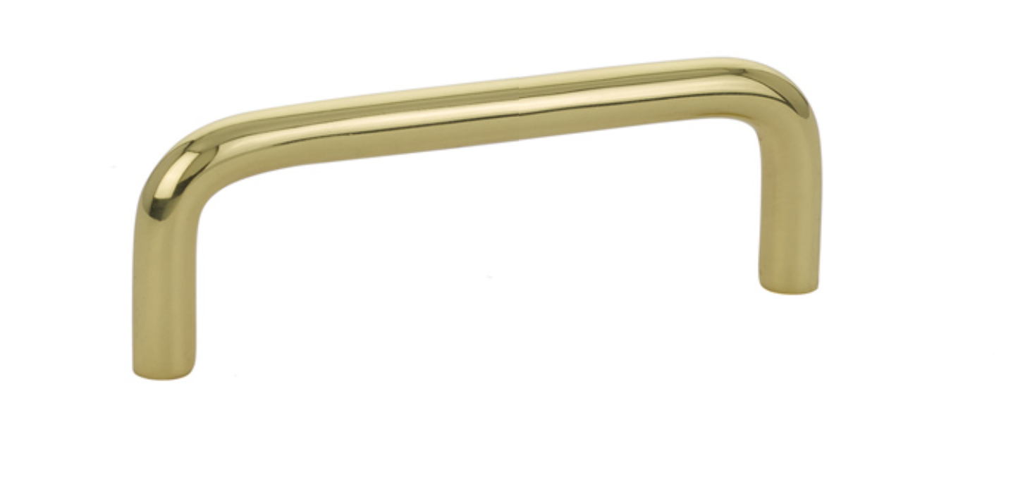 Polished Brass "Wire" Drawer Pulls - Cabinet Handles | Drawer Pull