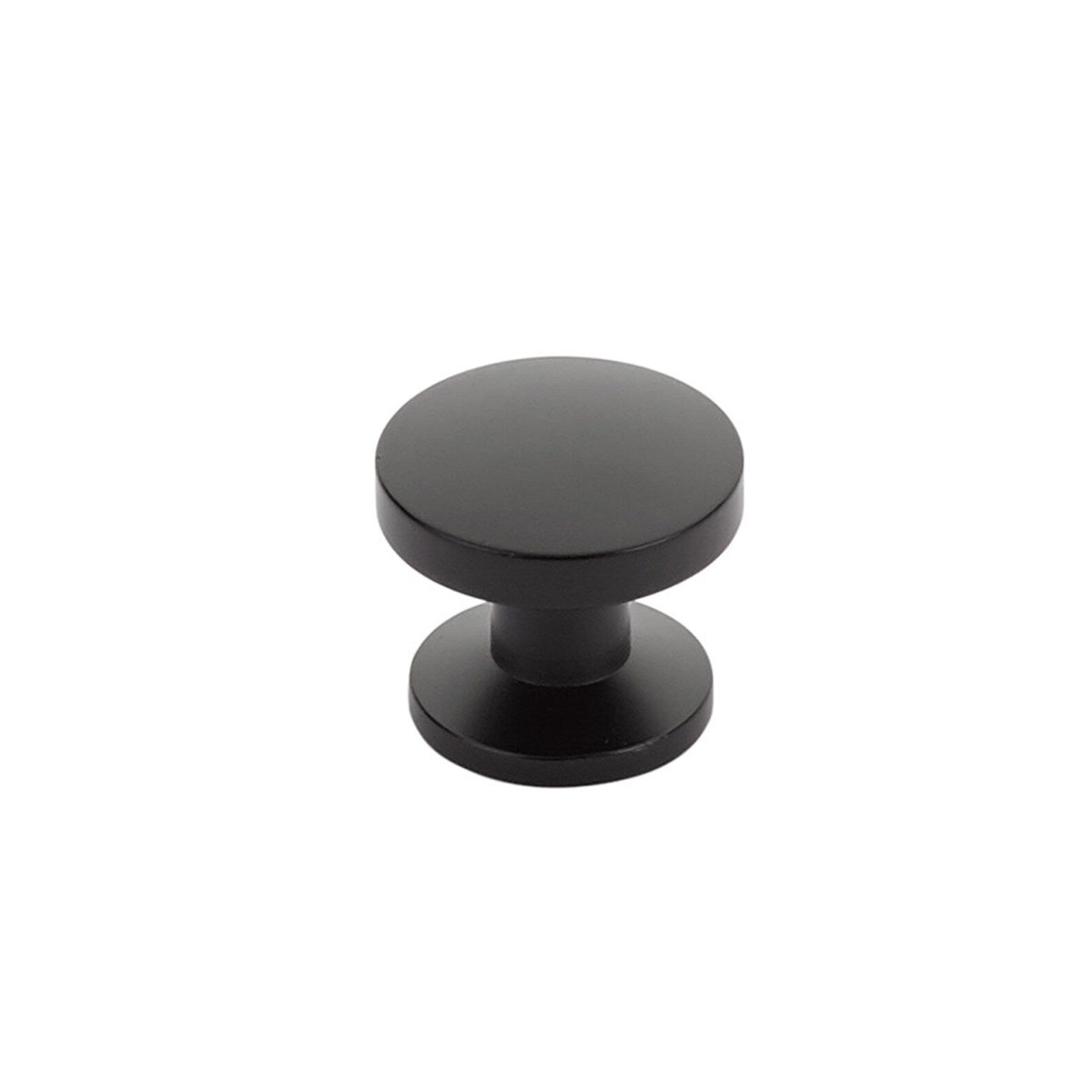 Square "Milli" Matte Black Cabinet Knobs and Drawer Pulls - Forge Hardware Studio