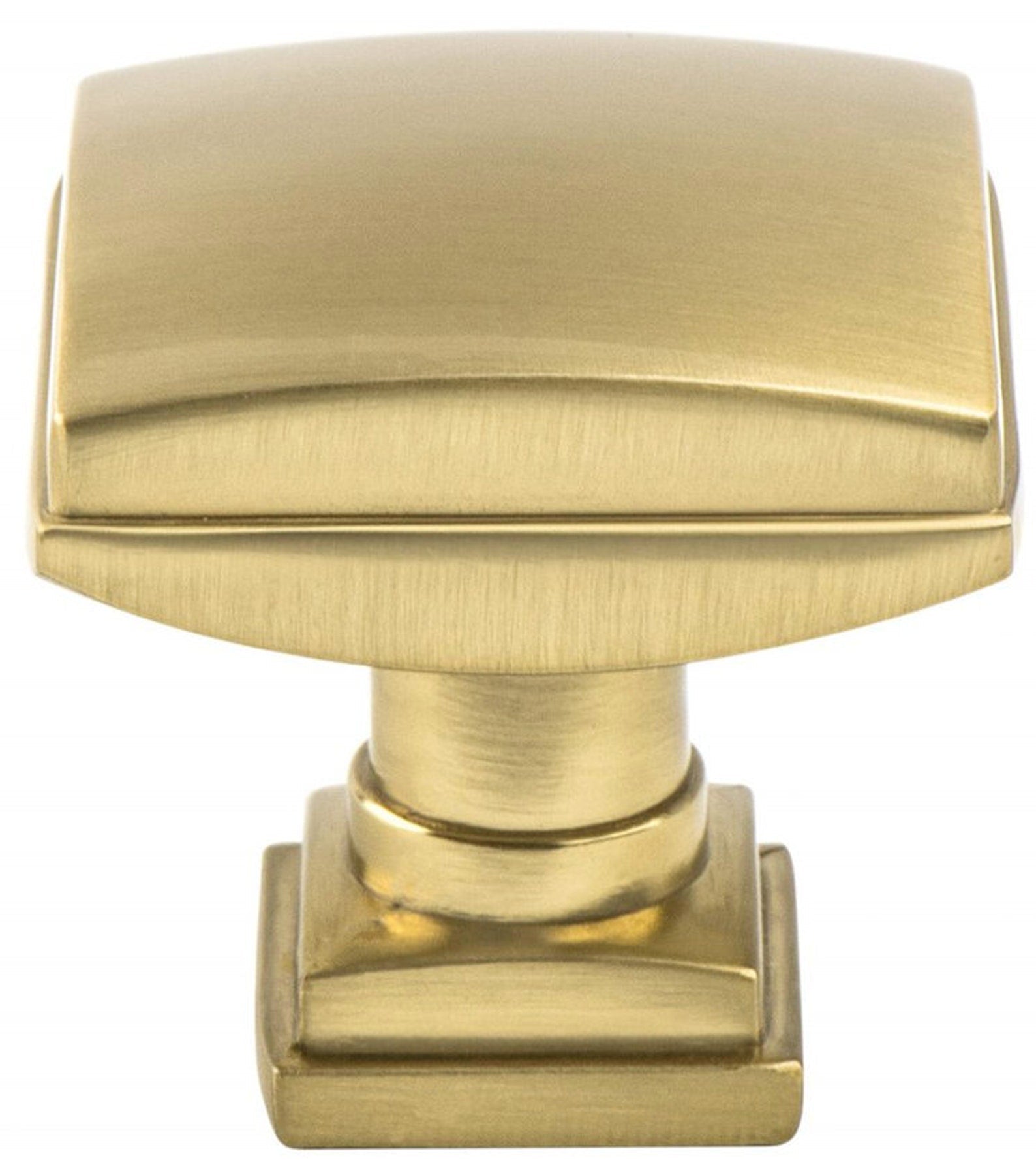 Kelly No.2 Cabinet Knob and Drawer Pulls in Satin Brass - Forge Hardware Studio