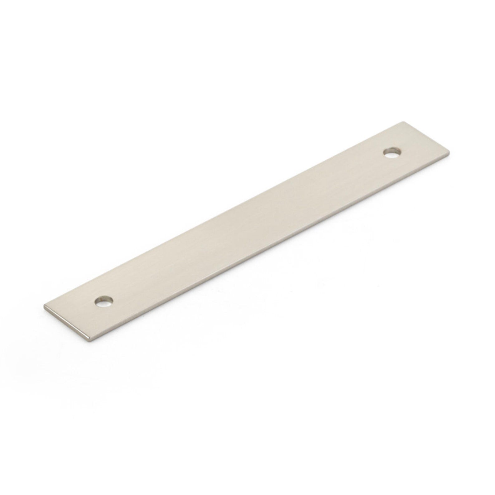 Brushed Nickel "Maison" Drawer Pull Backplates - Forge Hardware Studio