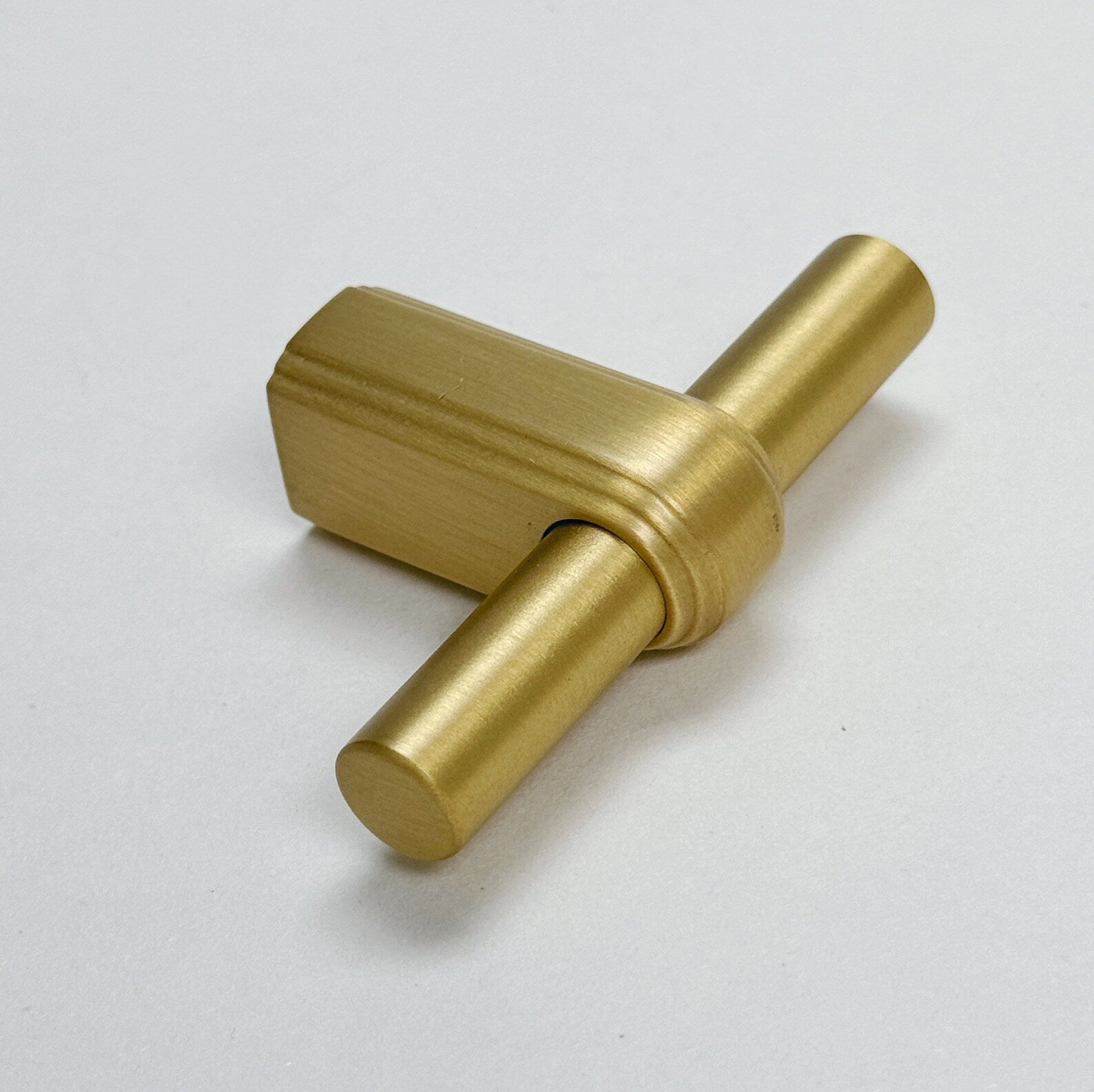 Satin Brass "Elliott" Drawer Pulls and Cabinet Knobs - Forge Hardware Studio