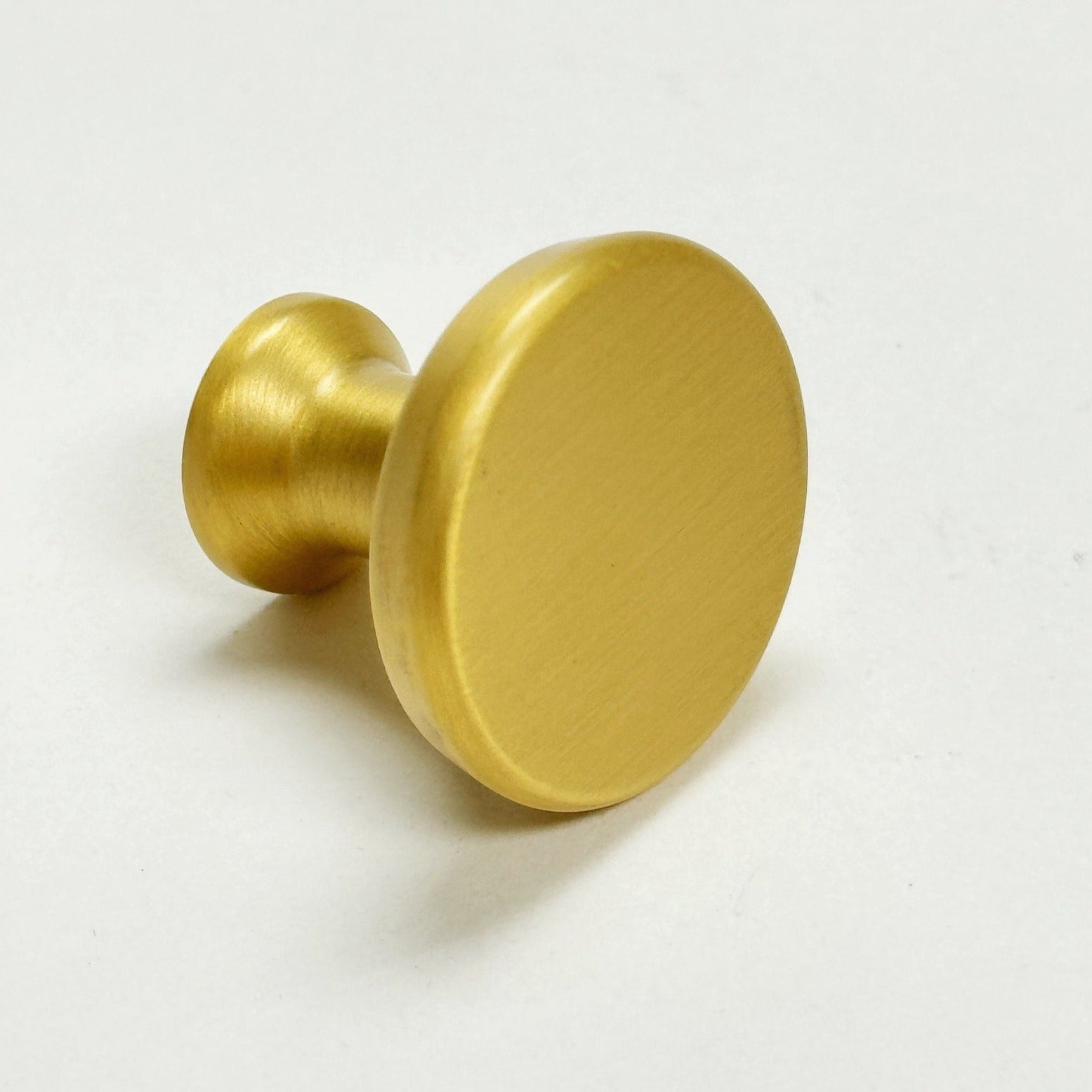 Satin Brass "Julien" Cabinet Knob and Drawer Pulls - Forge Hardware Studio