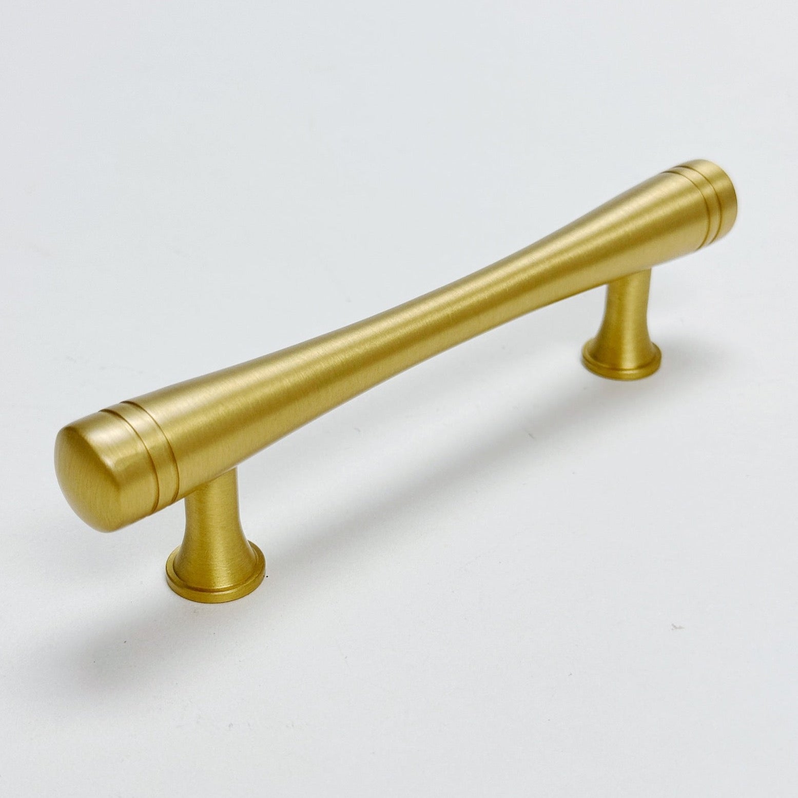 Satin Brass "Julien" Cabinet Knob and Drawer Pulls - Forge Hardware Studio