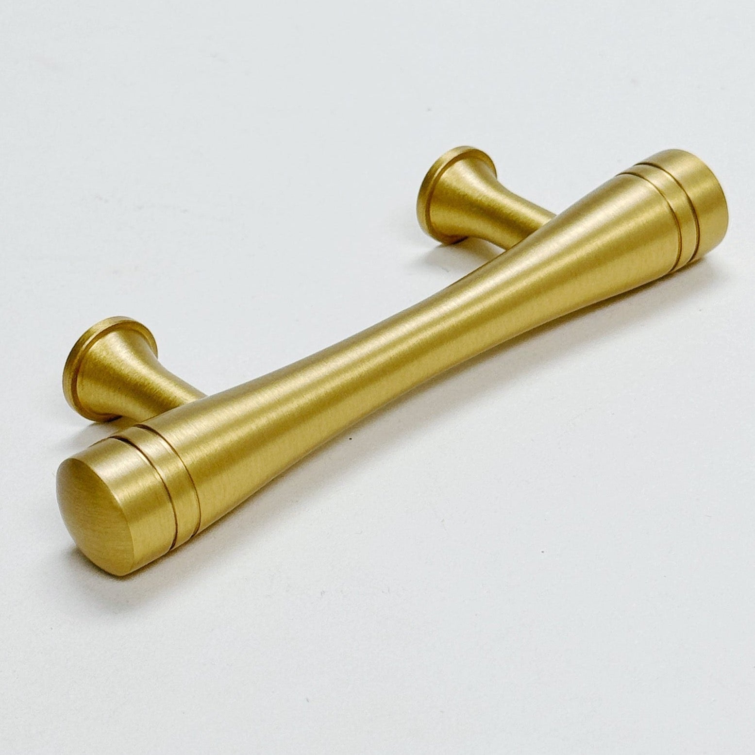 Satin Brass "Julien" Cabinet Knob and Drawer Pulls - Forge Hardware Studio