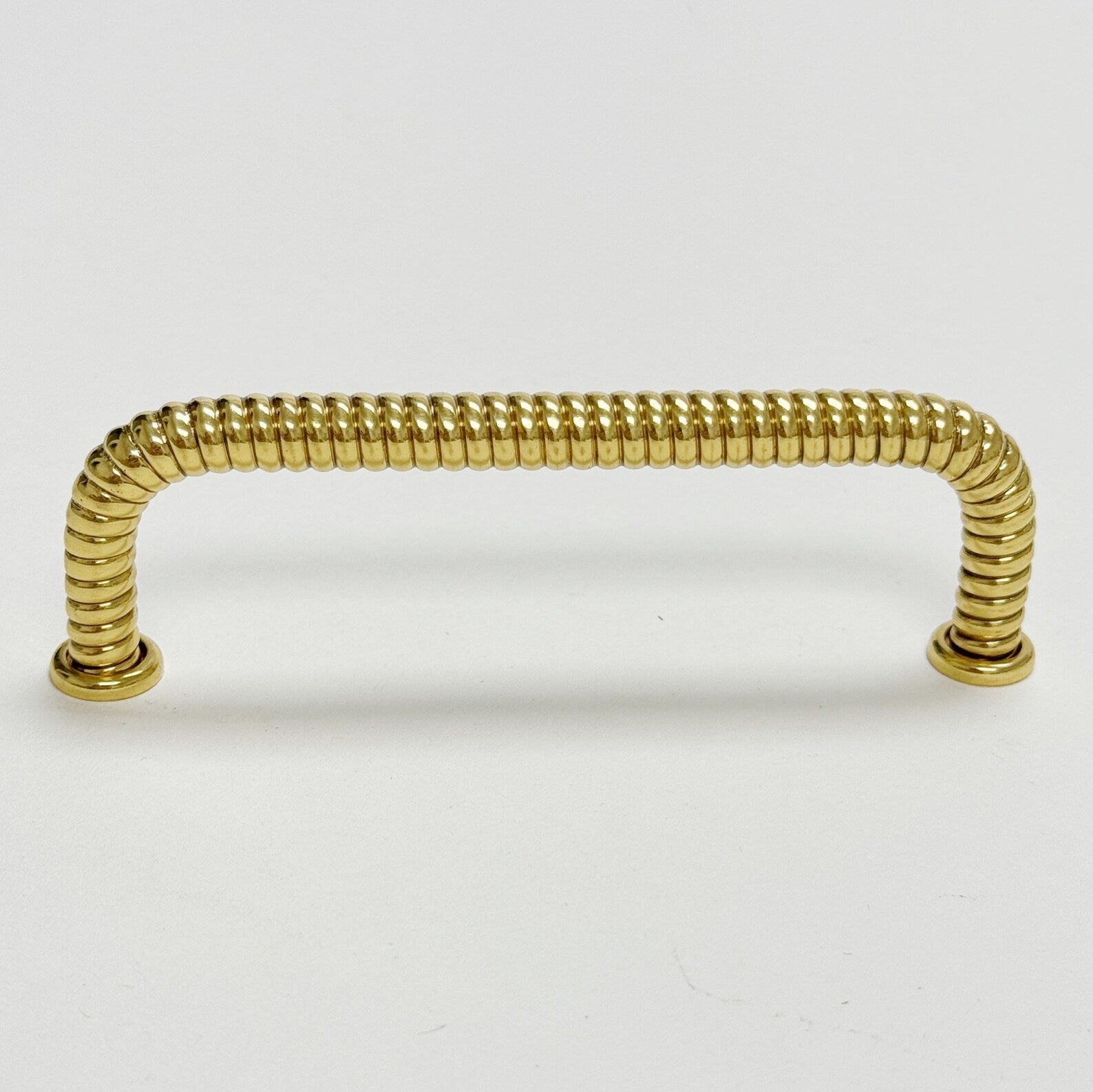 Polished Brass "Rope" Drawer Pull - Industry Hardware