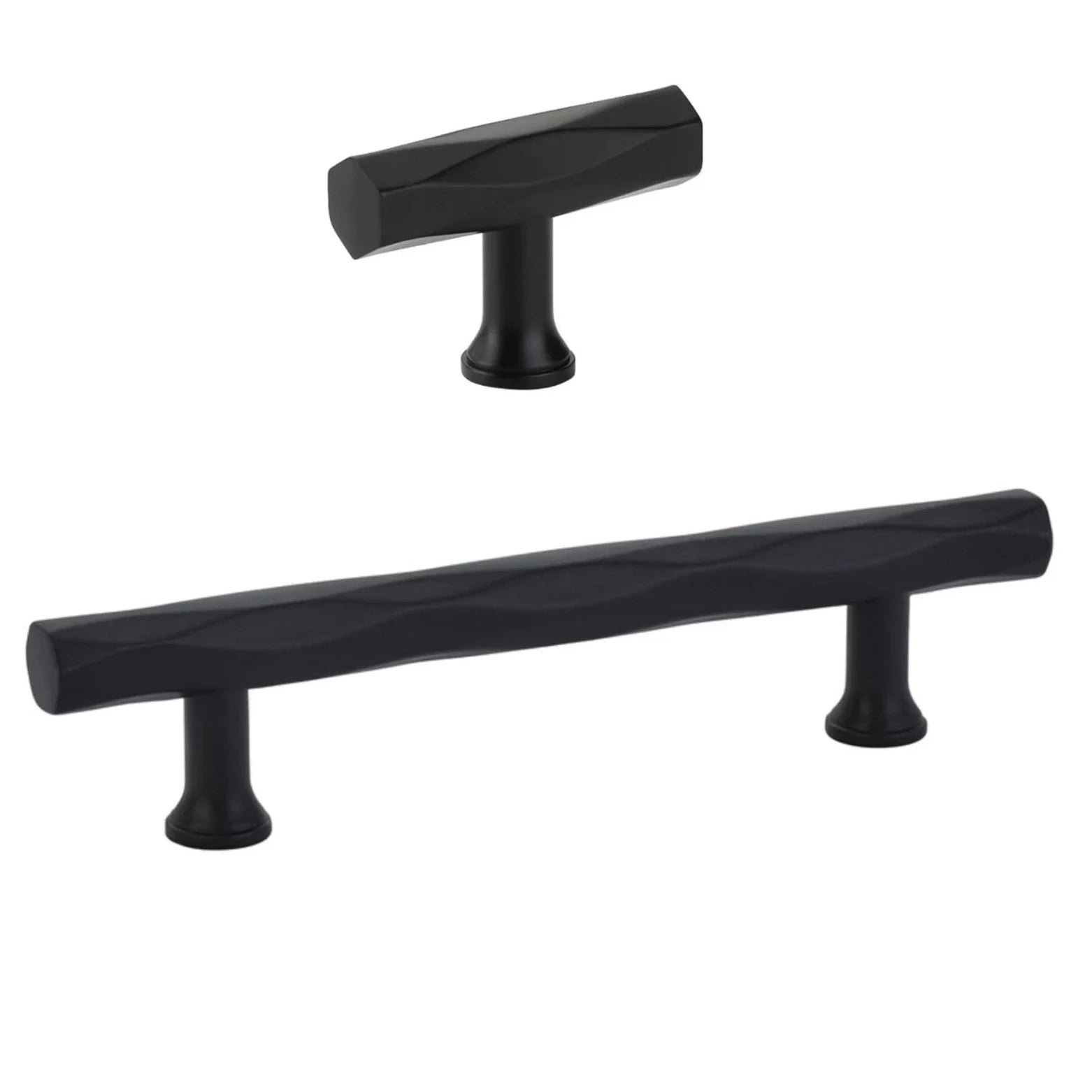 "American Designer" T-Bar Drawer Pulls in Matte Black | Pulls