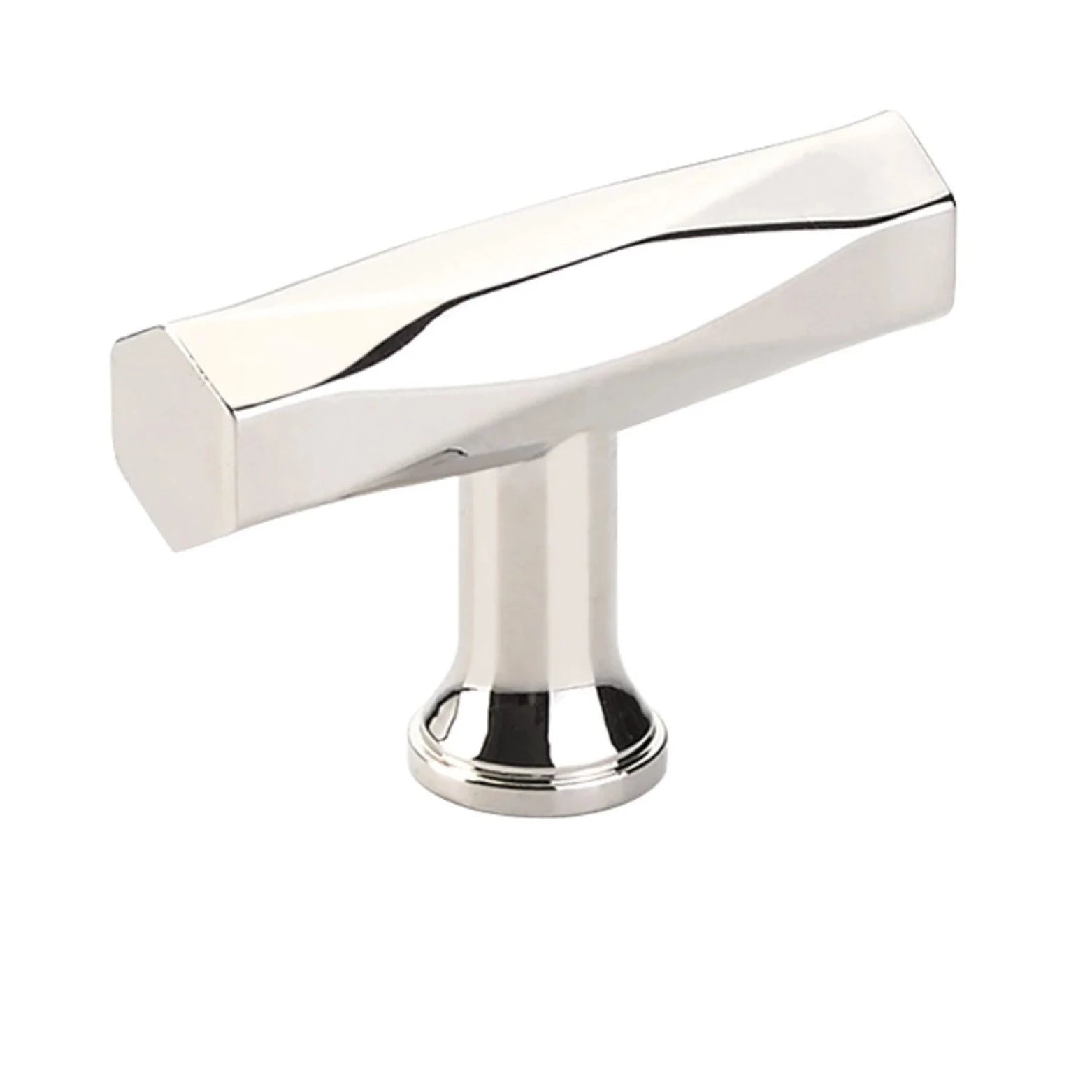 "American Designer" T-Bar Drawer Pulls in Polished Nickel | Pulls